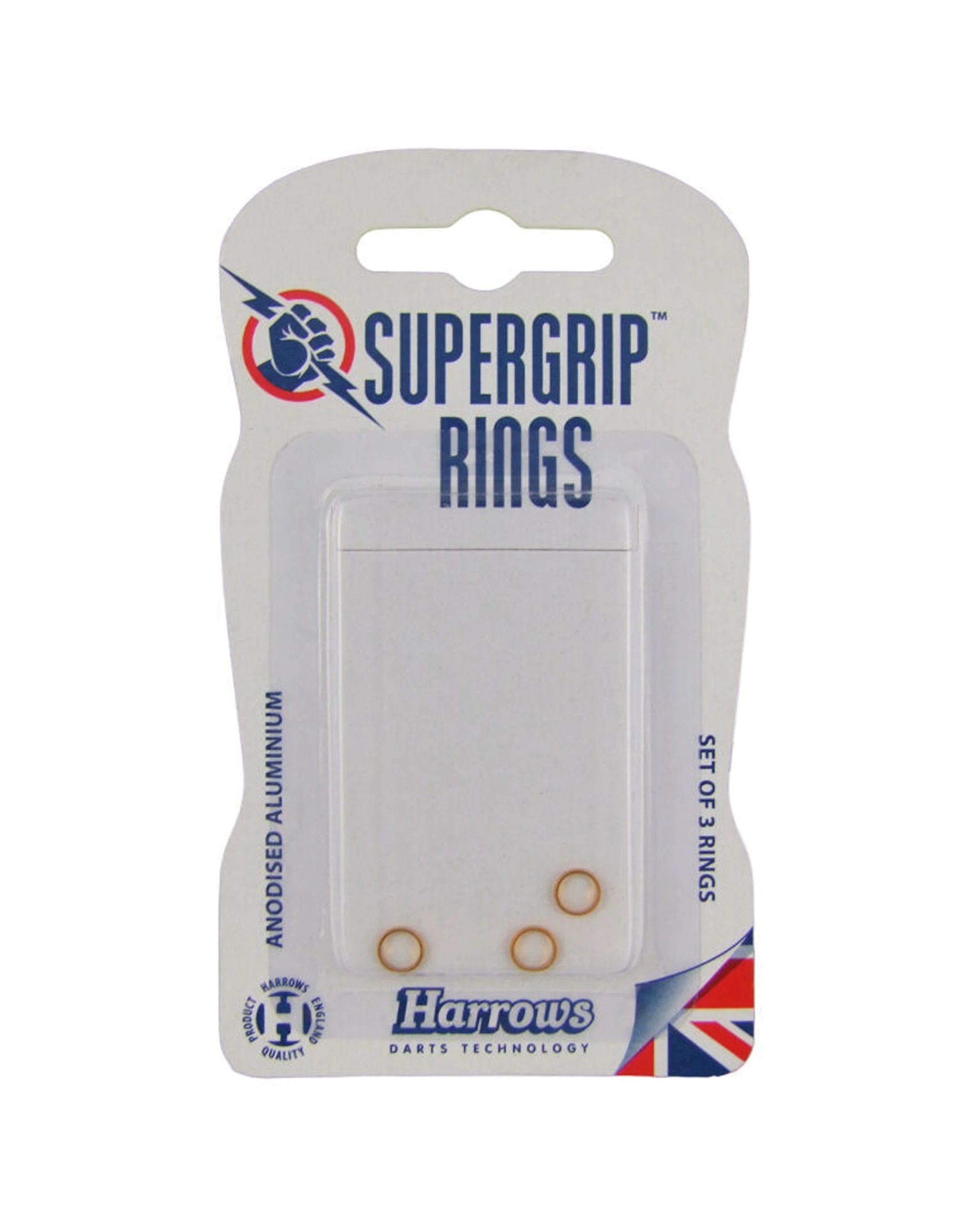 2 Harrows Supergrip Spare Shaft Rings 6 Pack Sports Accessories Secure Fit - Multi, 2 of 3
