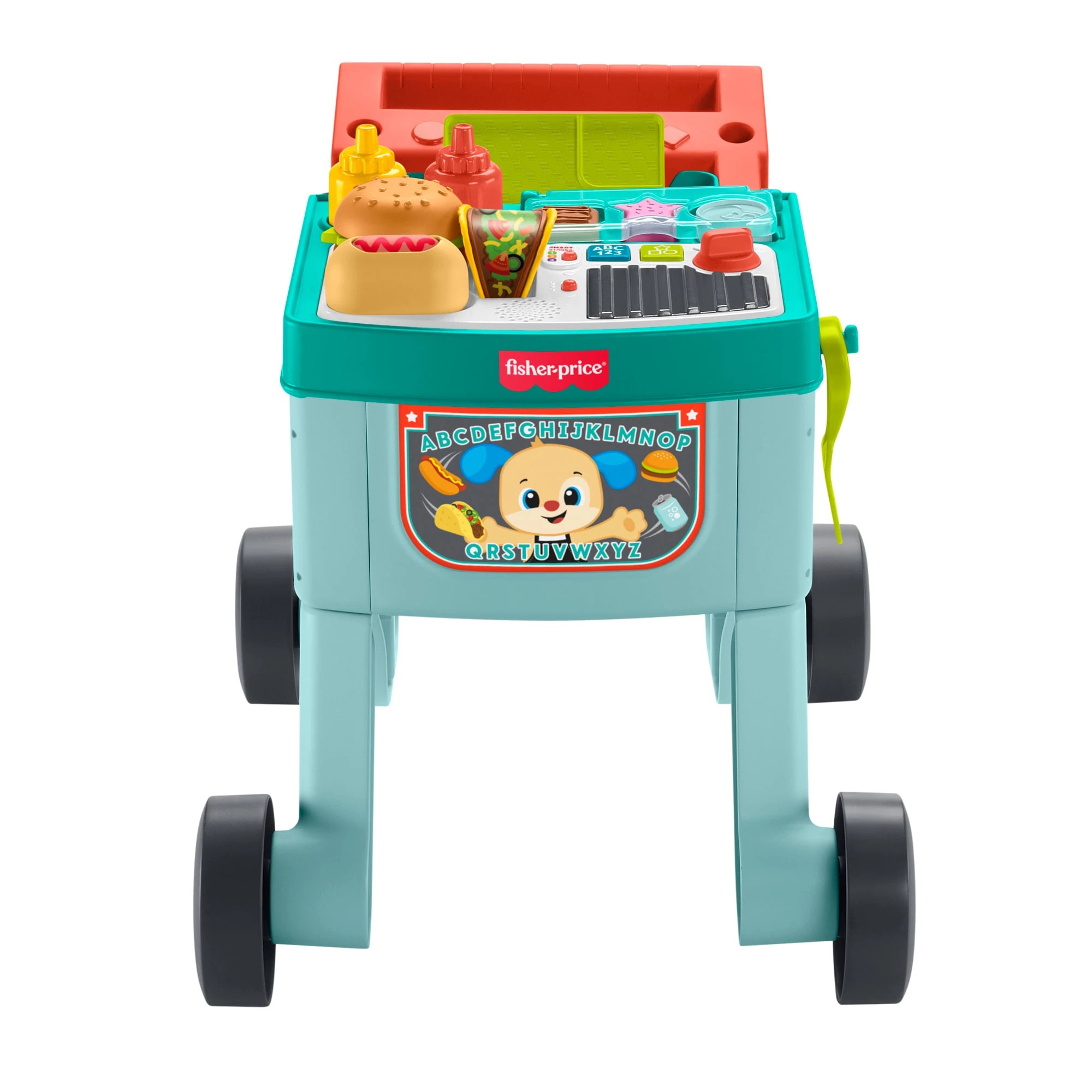 4 Fisher-Price Laugh & Learn 4-in-1 Snack Cart Walker Baby & Toddler Learning Toy, 4 of 7