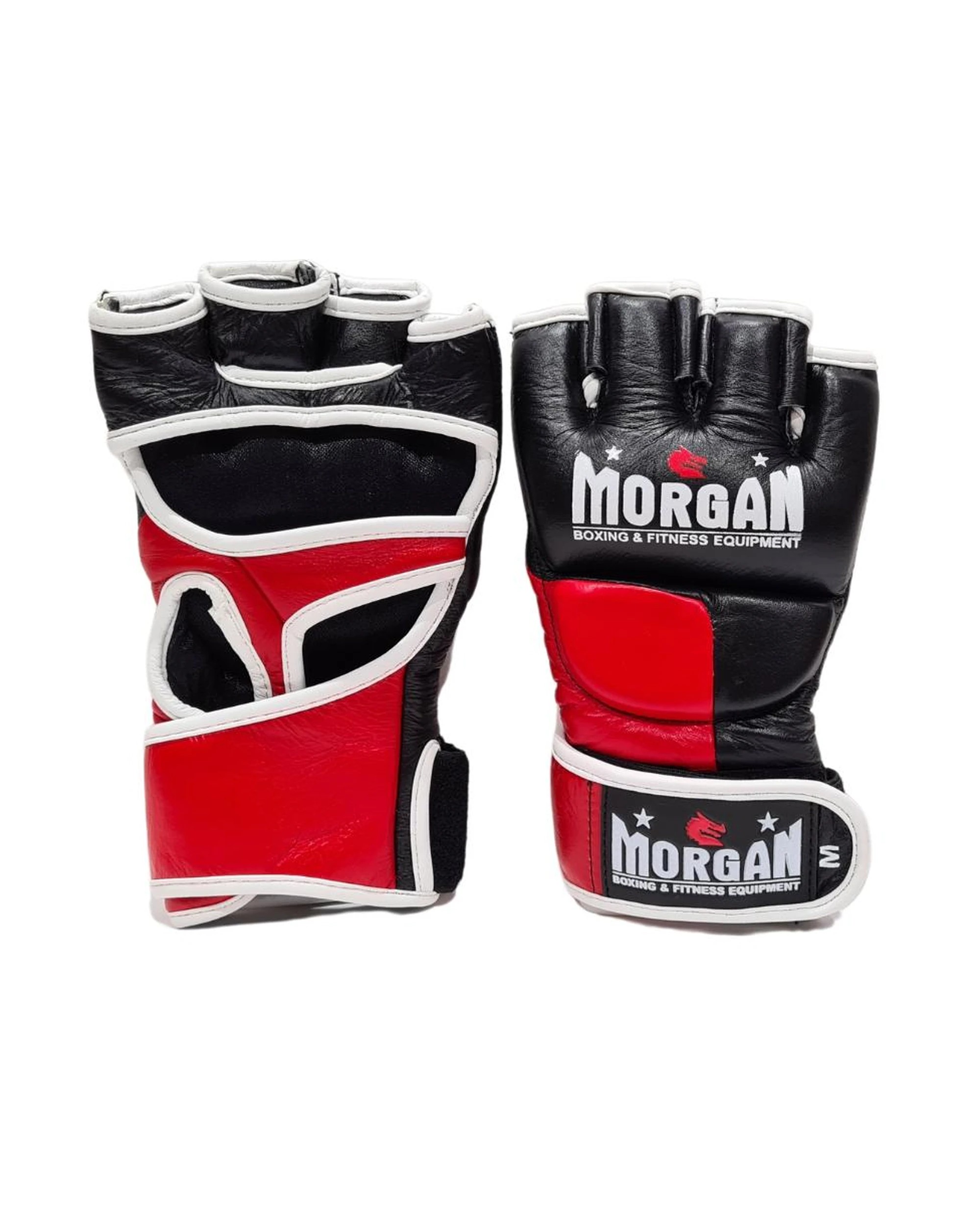 2 Morgan Sports V2 Platinum Leather Mma Gloves Medium, 2 of 2