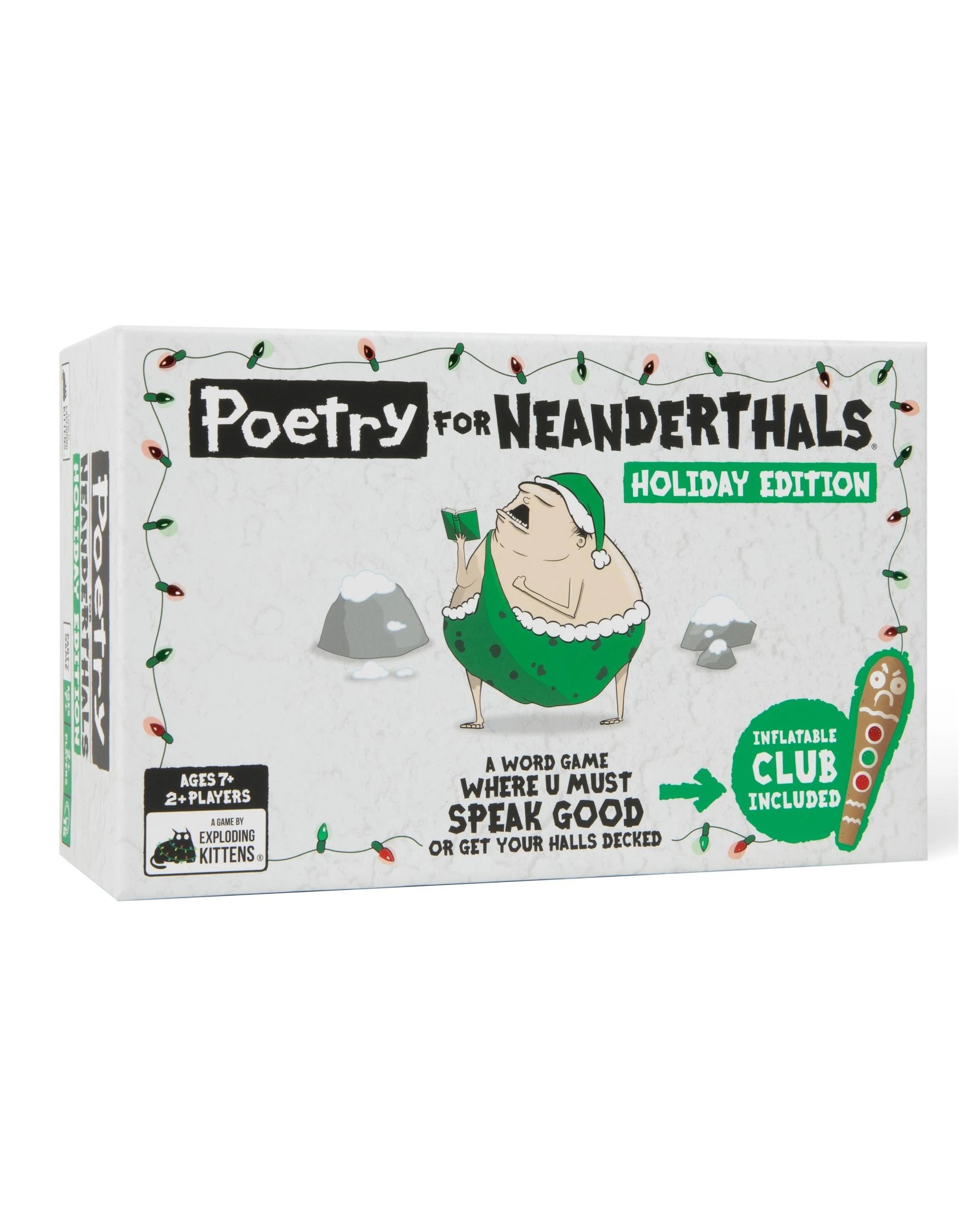 1 Poetry for Neanderthals Holiday Edition Card Game, 1 of 4