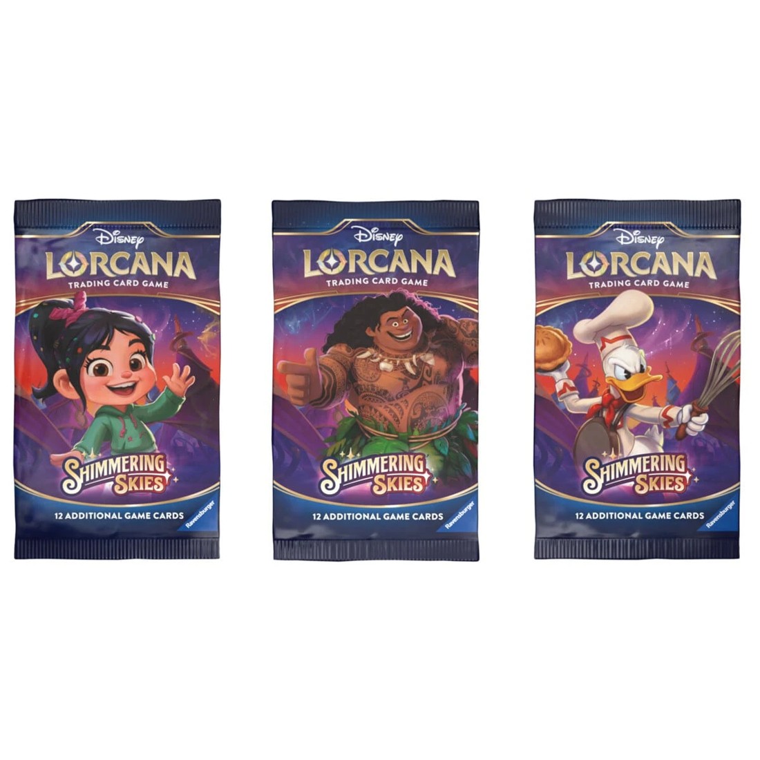 1 Disney Lorcana Trading Card Game: Set 5 Shimmering Skies Booster Pack - Assorted, 1 of 4