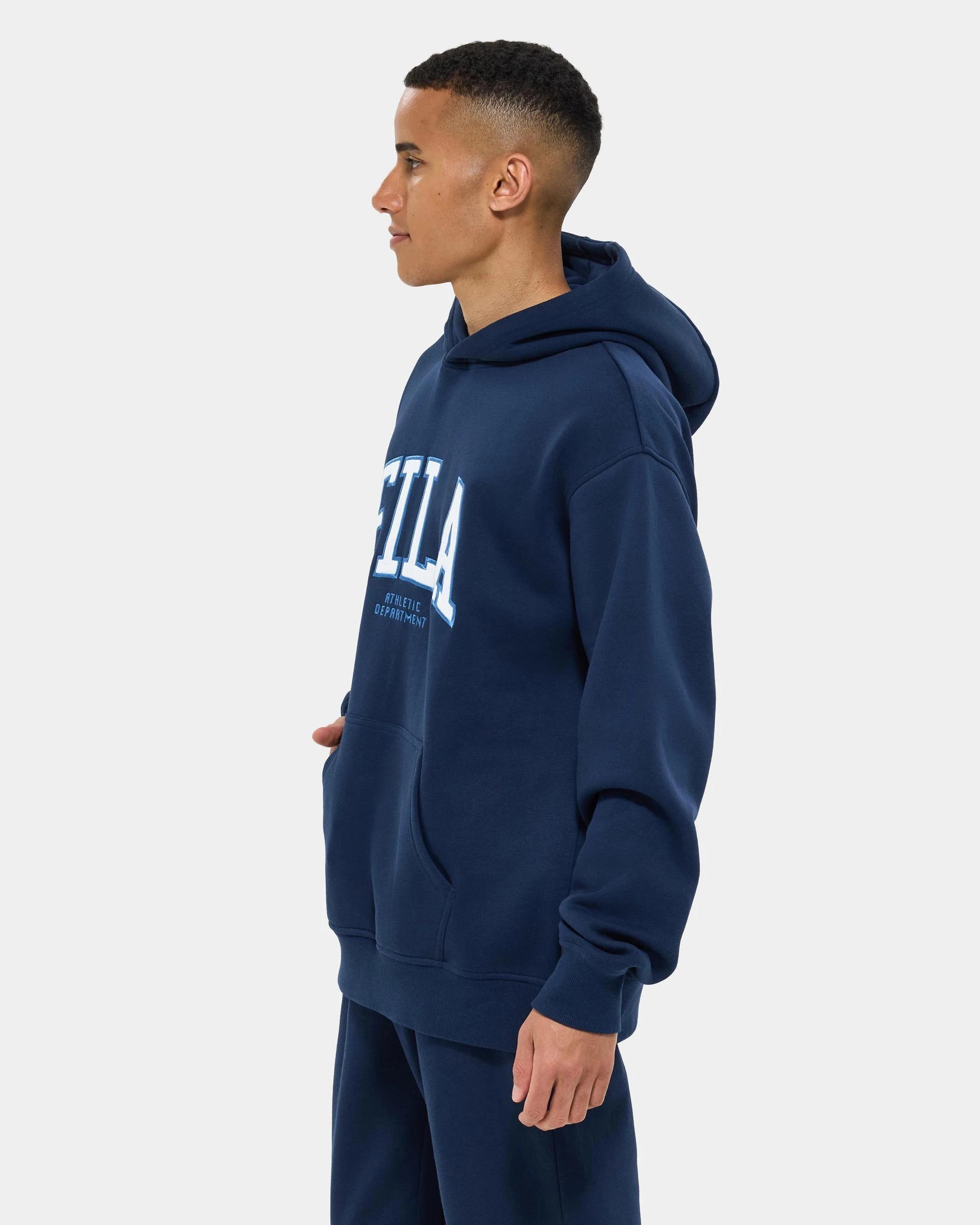 3 Fila Heavyweight Graphic Hoodie BLUE, 3 of 7