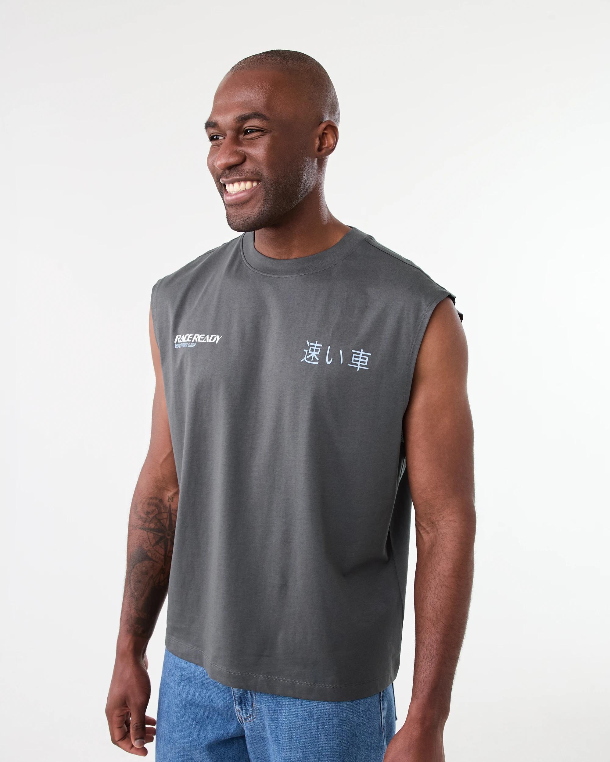 2 Oversized Print Muscle Gry Speedr, 2 of 7