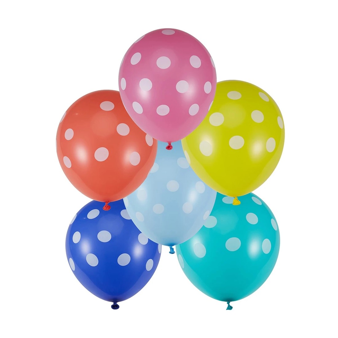 1 30 Pack Colour Dot Balloons, 1 of 3