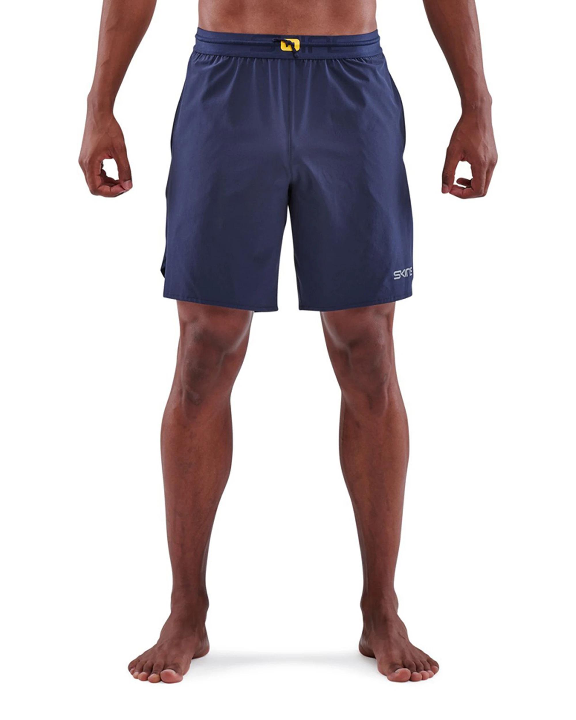 3 SKINS Men's 3-Series Activewear X-Fit Shorts NAVY BLUE, 3 of 4