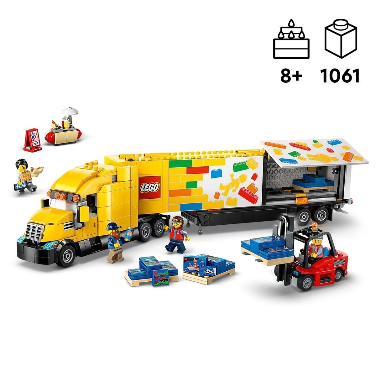 10 LEGO City Big Vehicles Yellow Delivery Truck 60440, 10 of 11
