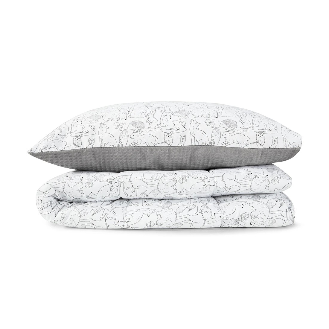 1 Organic Cotton Cover Cot Comforter Set, 1 of 6