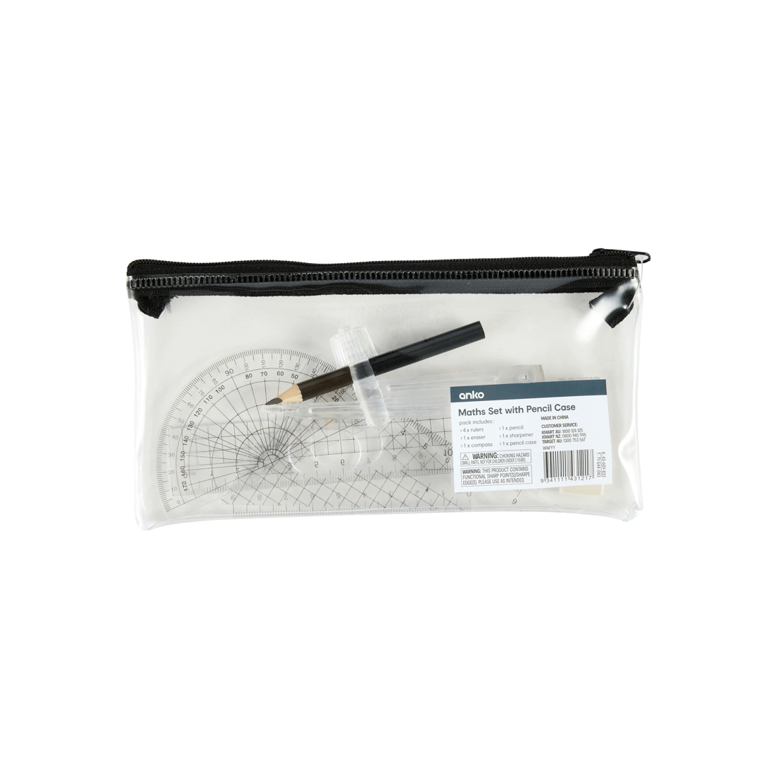 1 Maths Set with Pencil Case, 1 of 3