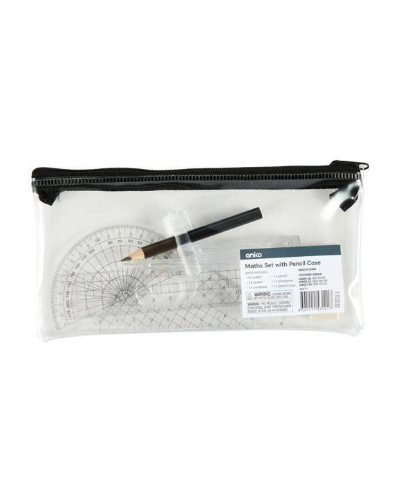 Maths Set with Pencil Case