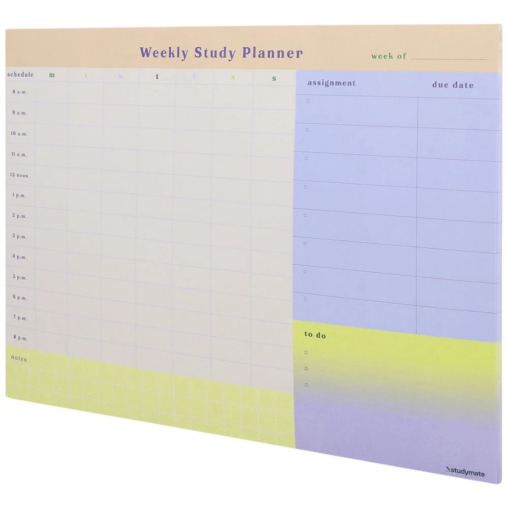 4 Studymate A3 Weekly Desk Planner, 4 of 4