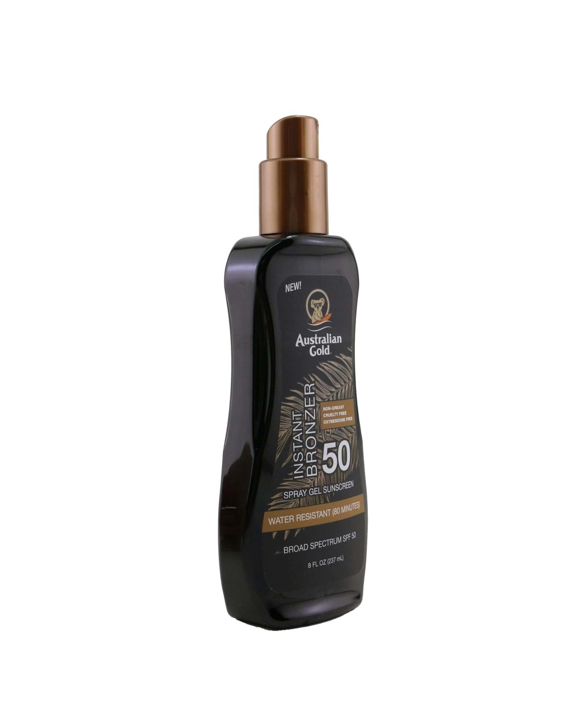 2 Australian Gold Spray Gel Sunscreen SPF 50 with Instant Bronzer  237ml/8oz, 2 of 3