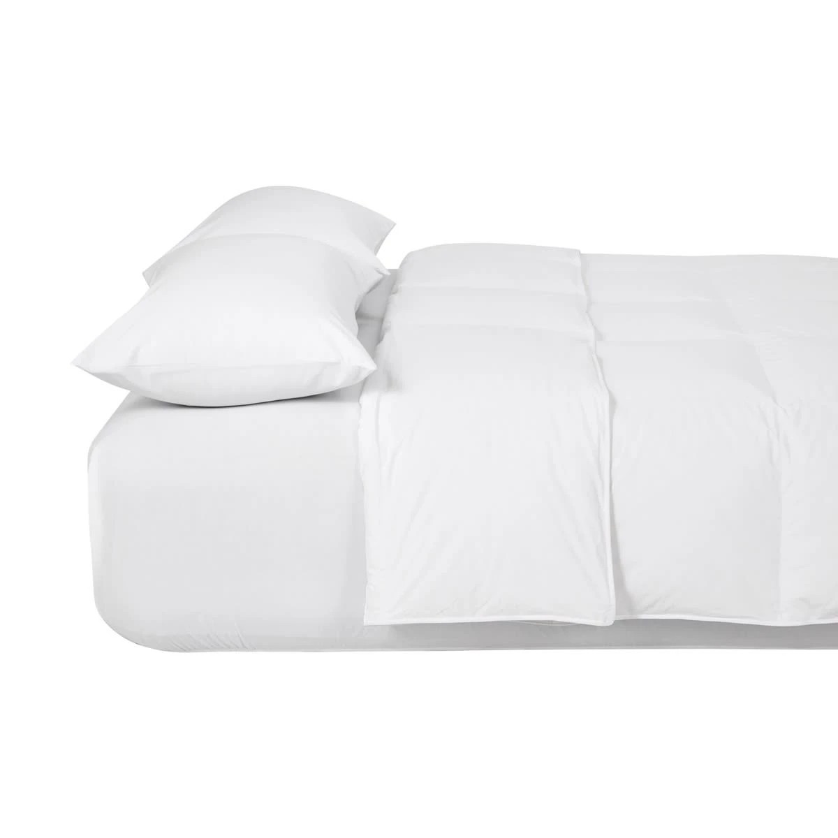 5 Duck Down and Feather Quilt - Queen Bed, White, 5 of 5