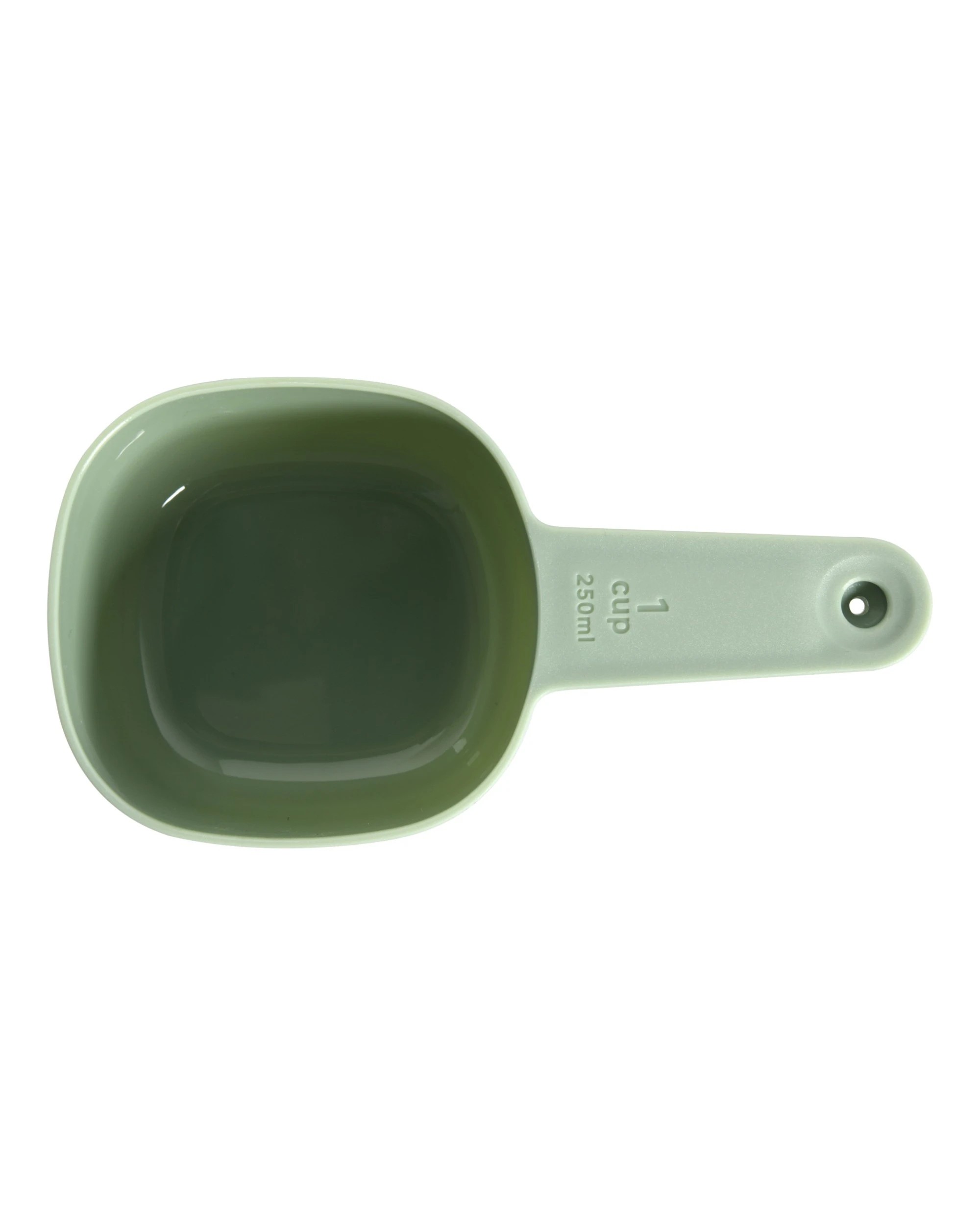 7 Gourmet Kitchen Modern Nesting Measuring Cup Set 4pc 16.6x7.6x7.5cm - Green, 7 of 10
