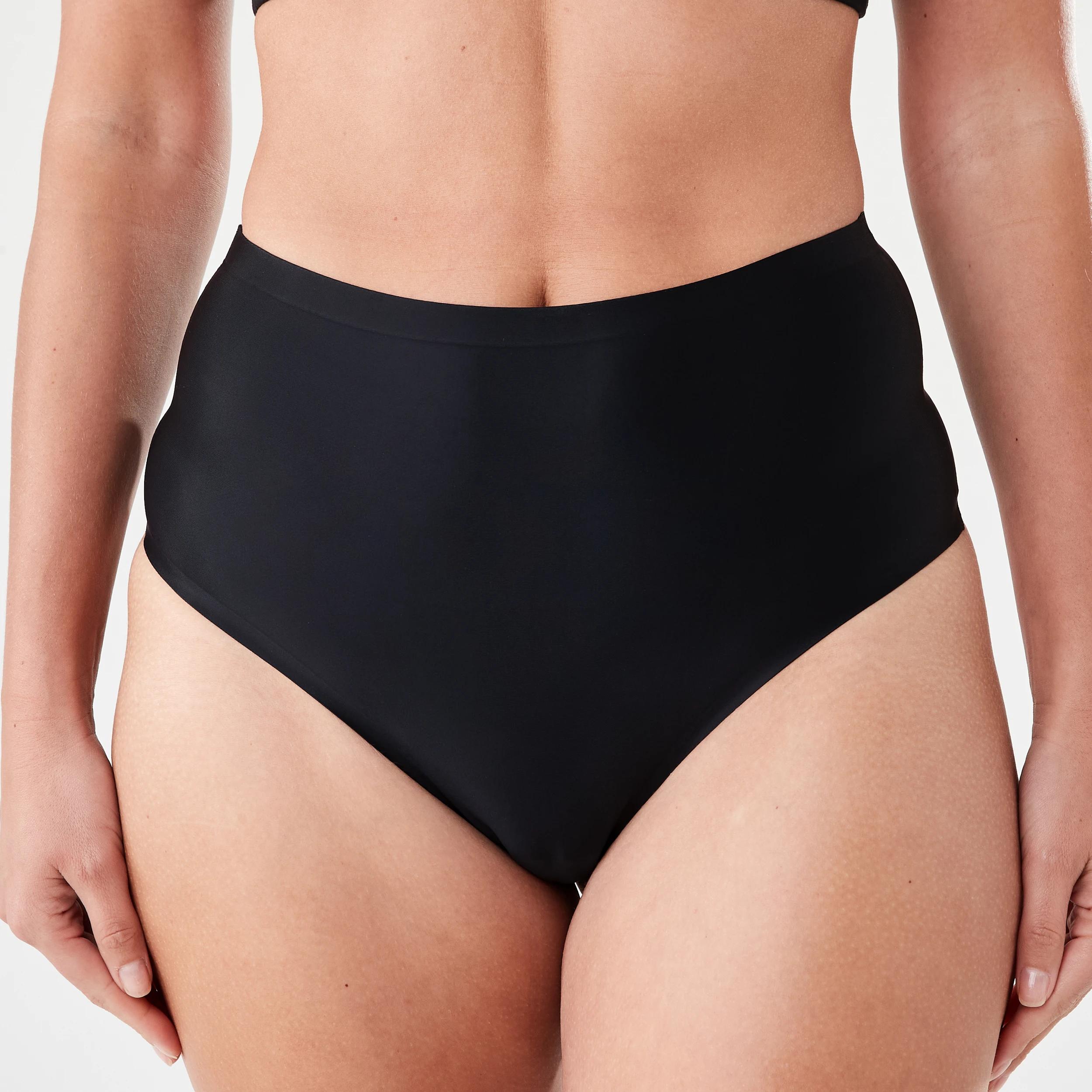 4 2 Pack No Show High Rise G-String Briefs Black, 4 of 6