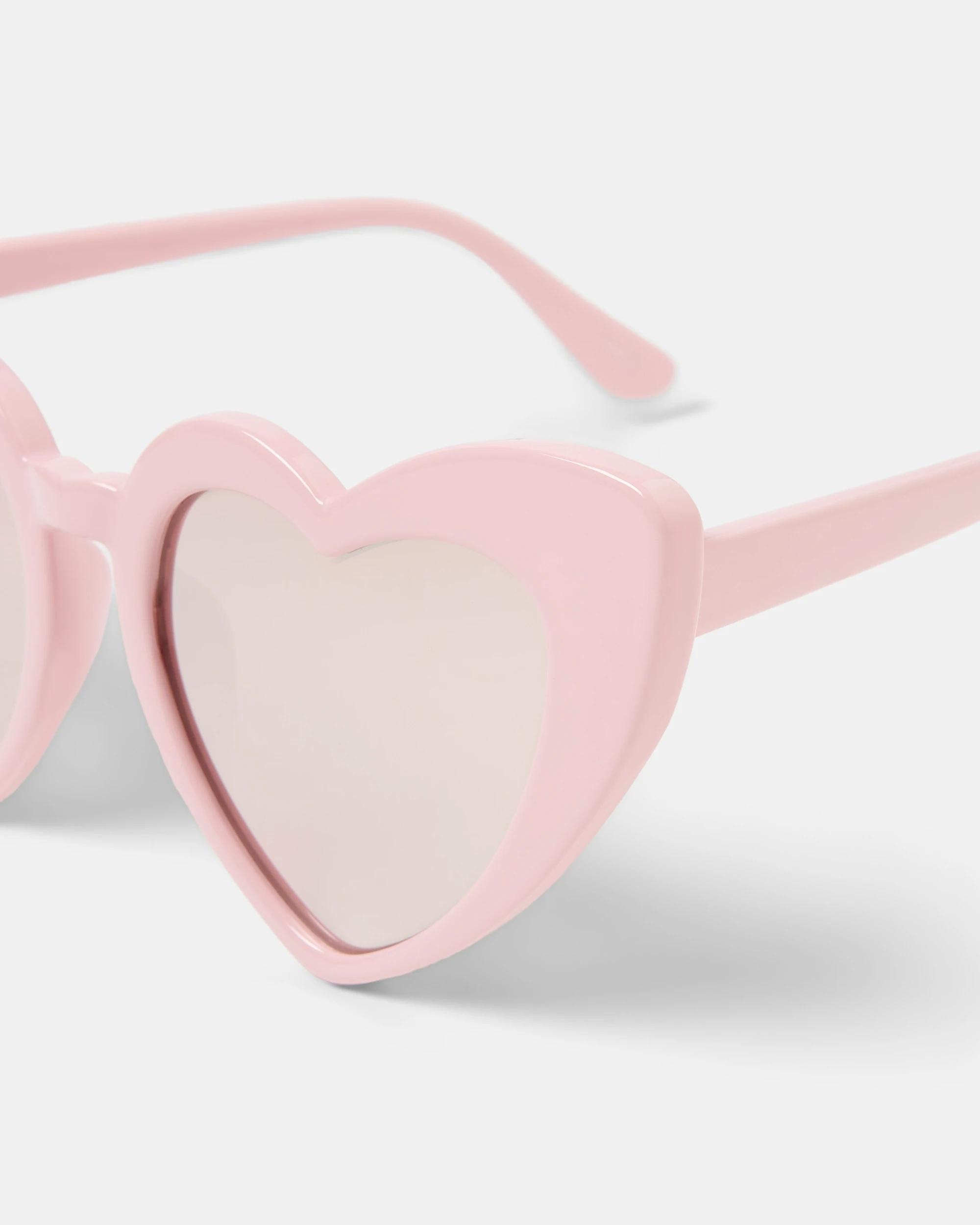 2 Heart Sunglasses Pink, 2 of 5