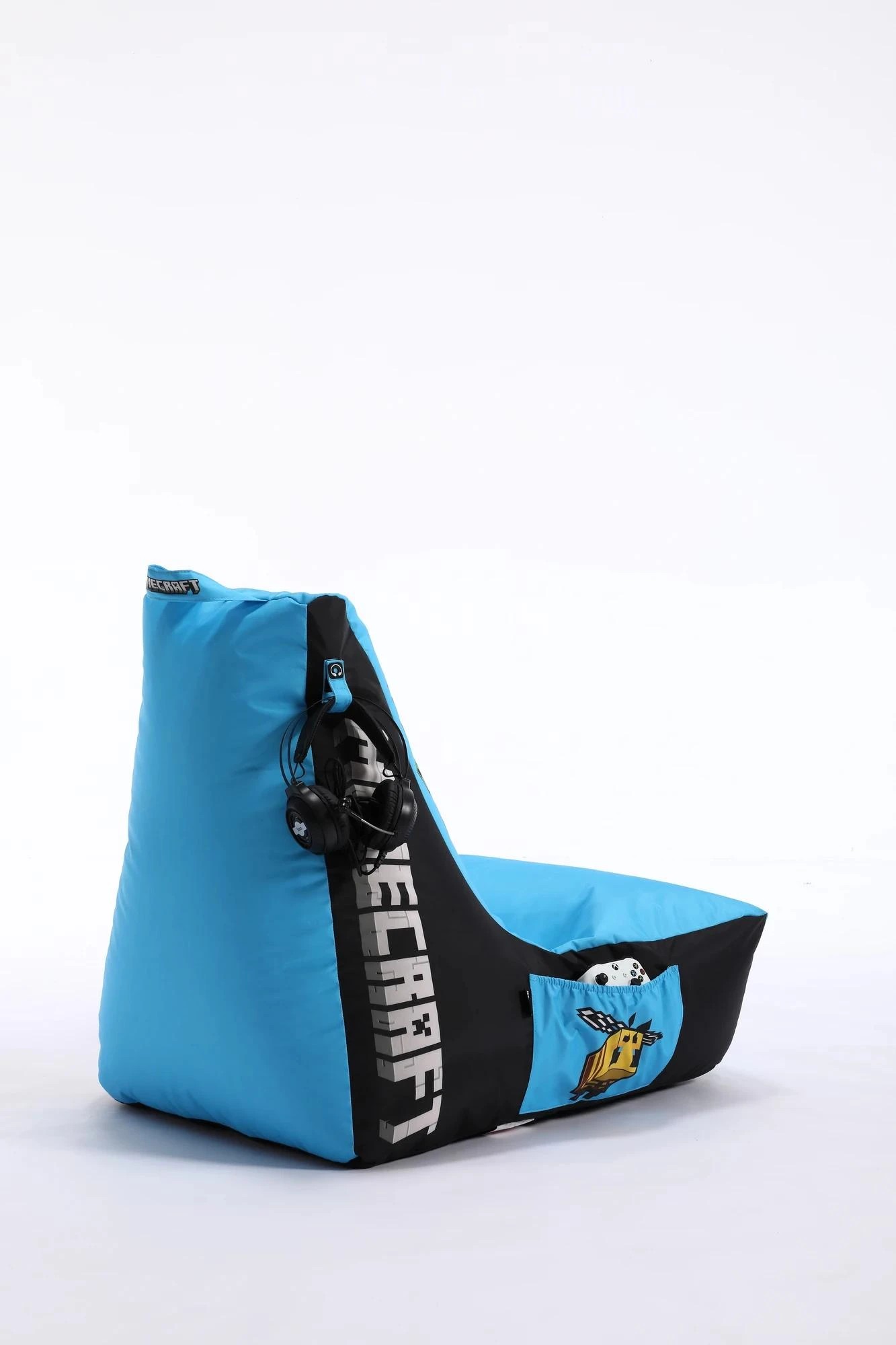 5 Minecraft High Back Bean Bag Cover - Blue, 5 of 10