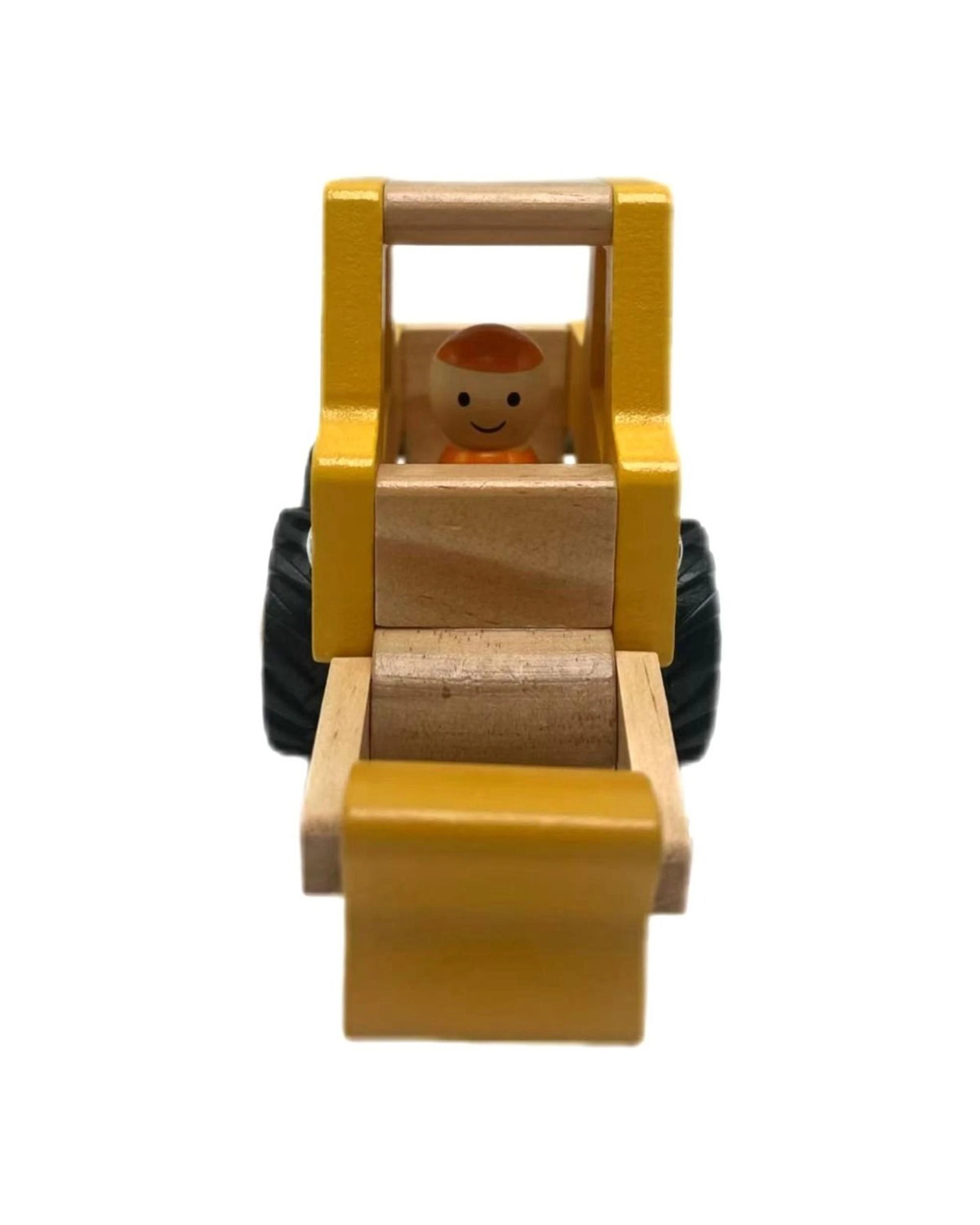 4 Toyslink Wooden Wheelie Digger Toy Vehicle, 4 of 4