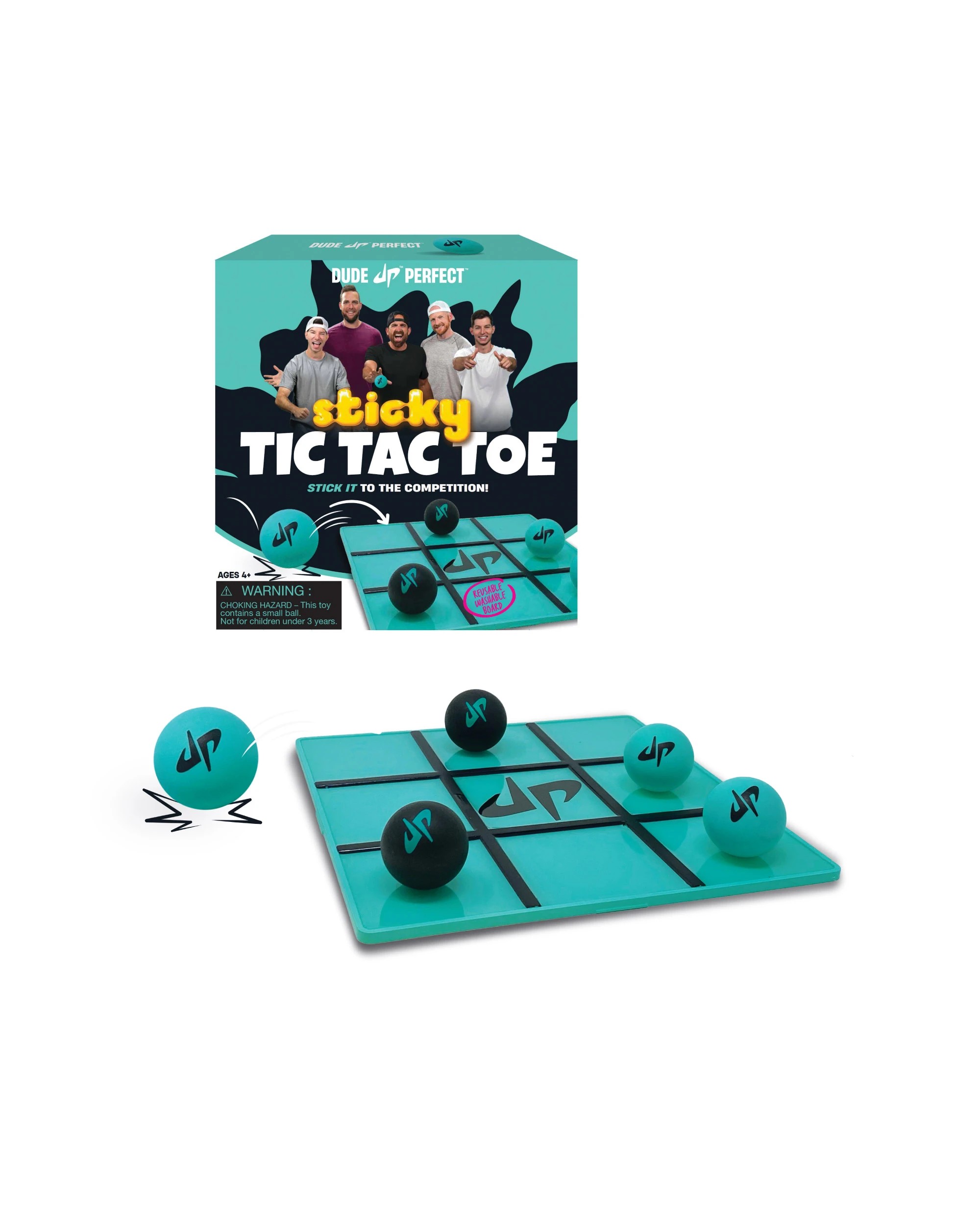 1 Global Shop Direct Dude Perfect Sticky Tic-Tac-Toe Level up Game Nights with the Ultimate Dude Perfect Gaming Experience, 1 of 7