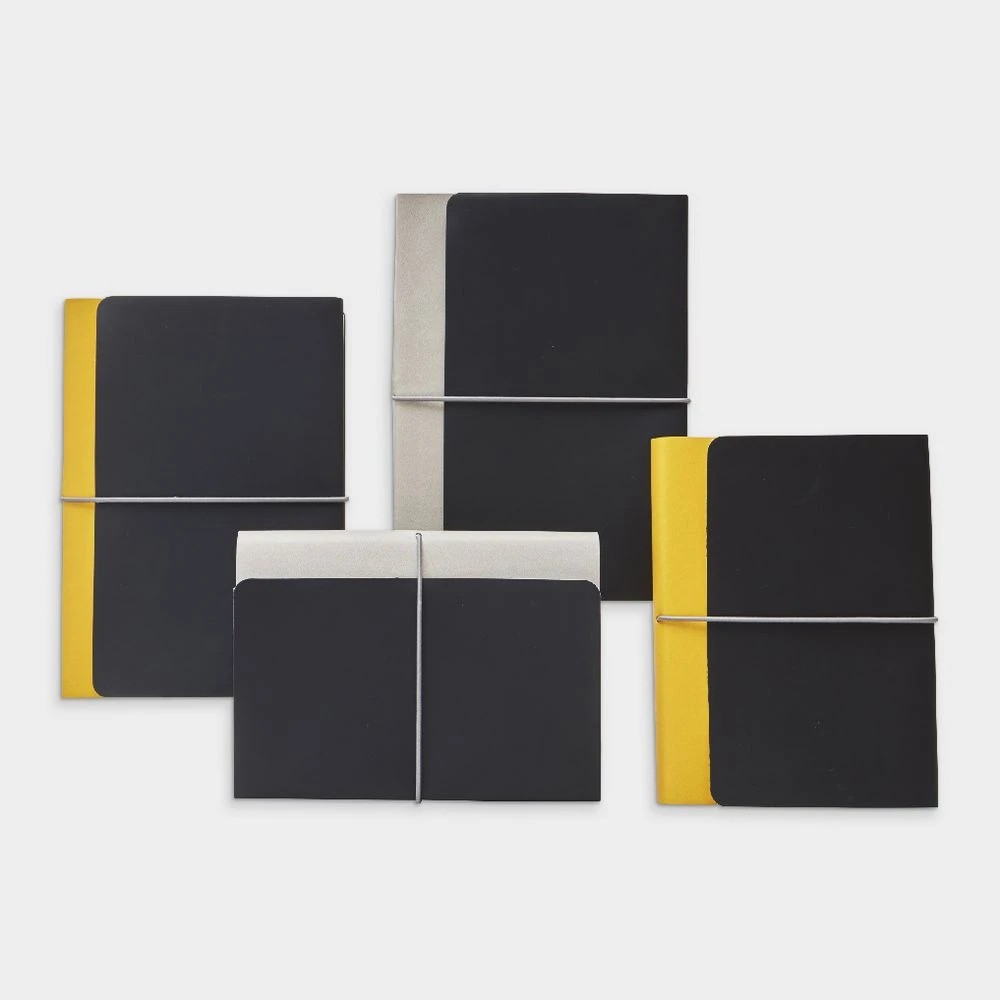 5 Otto A5 Notebook with File Pocket 192 Pages Tan, 5 of 5