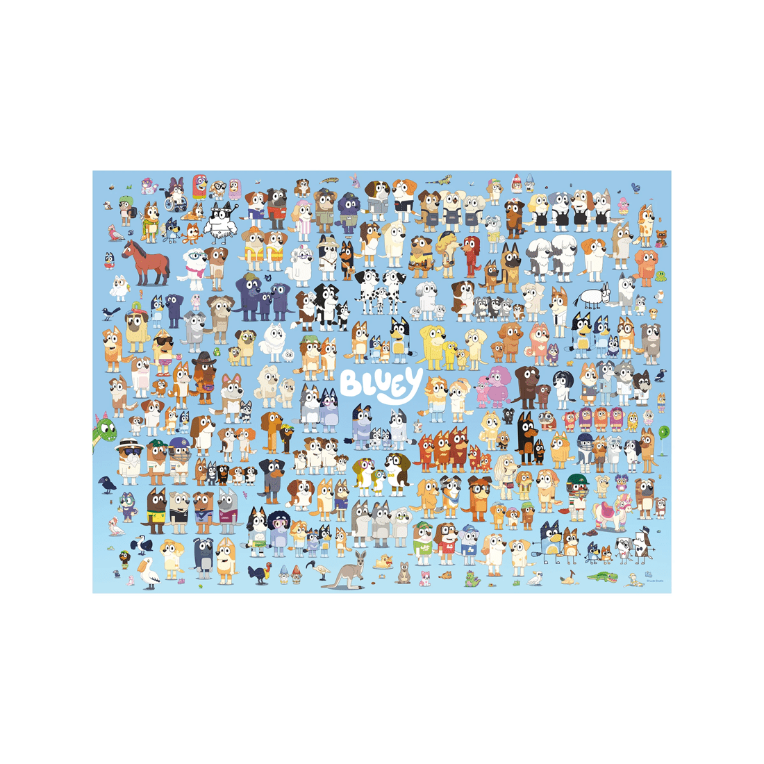 2 500 Piece Bluey And Friends crown Puzzle
 - Multi, 2 of 3