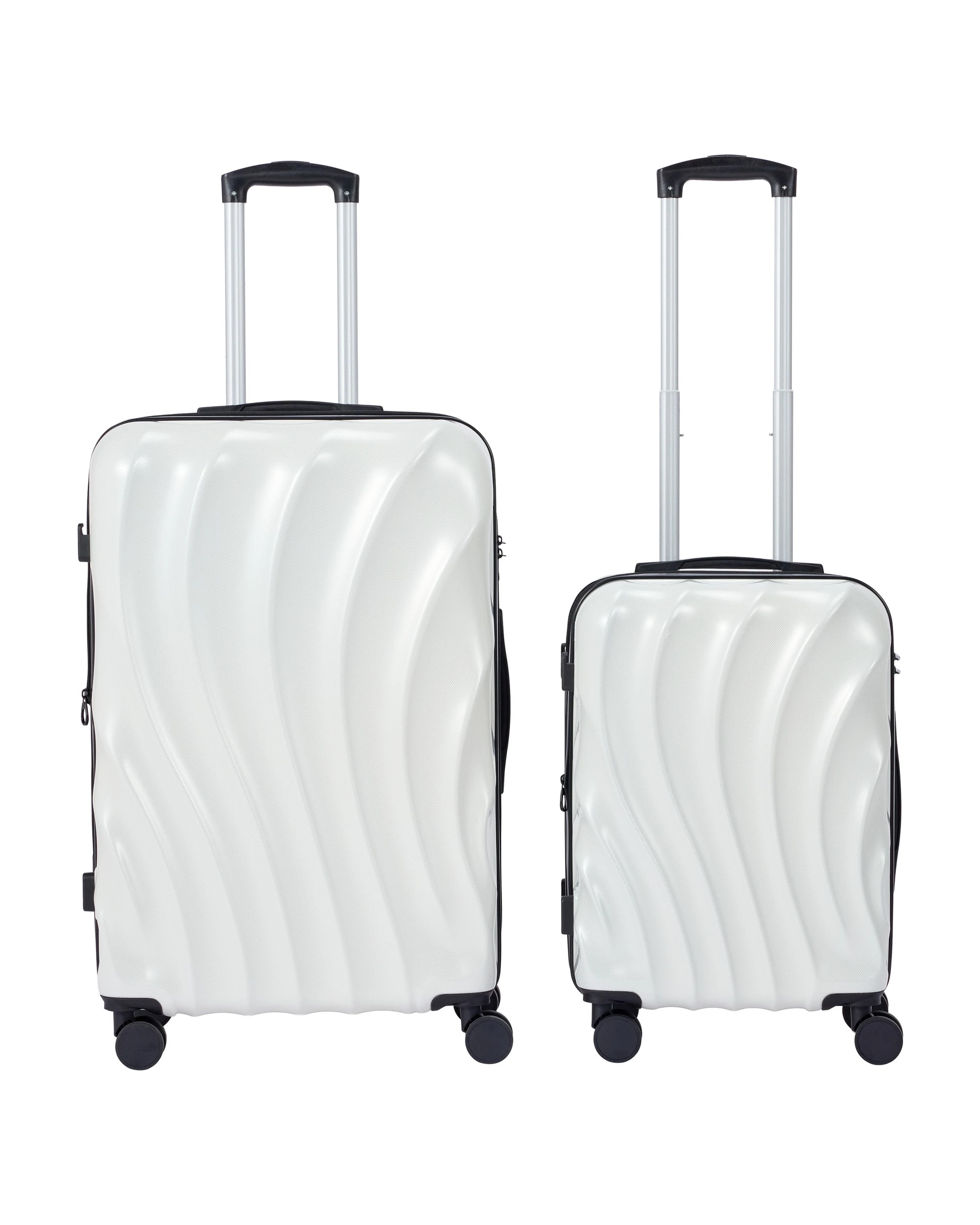 4 2 Piece Clamshell Hard Case Set - White, 4 of 8