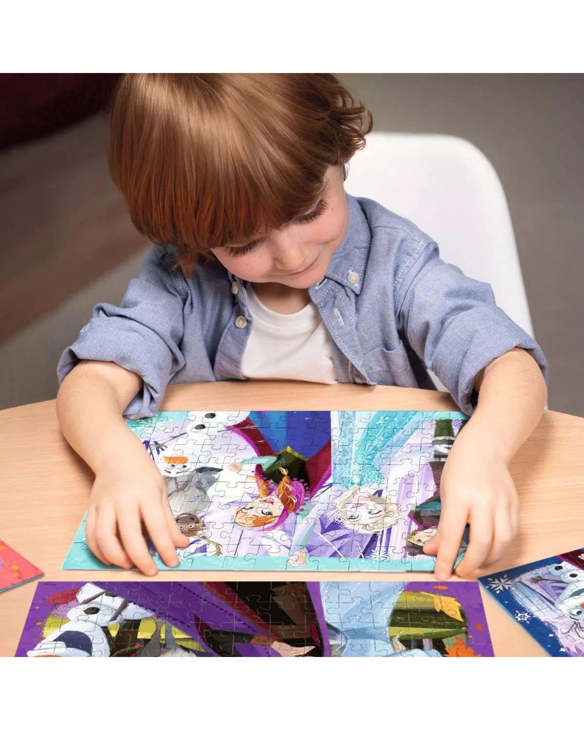 8 Ravensburger Disney Frozen Magical Spirits Bumper Puzzle Pack 4 x 100 Piece Jigsaw Puzzle 4 Pack, 8 of 8