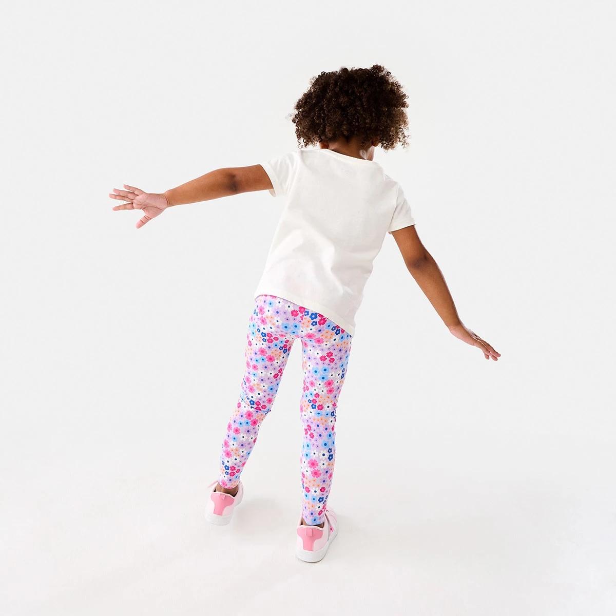 6 Printed Leggings Prpl Ditsy, 6 of 8