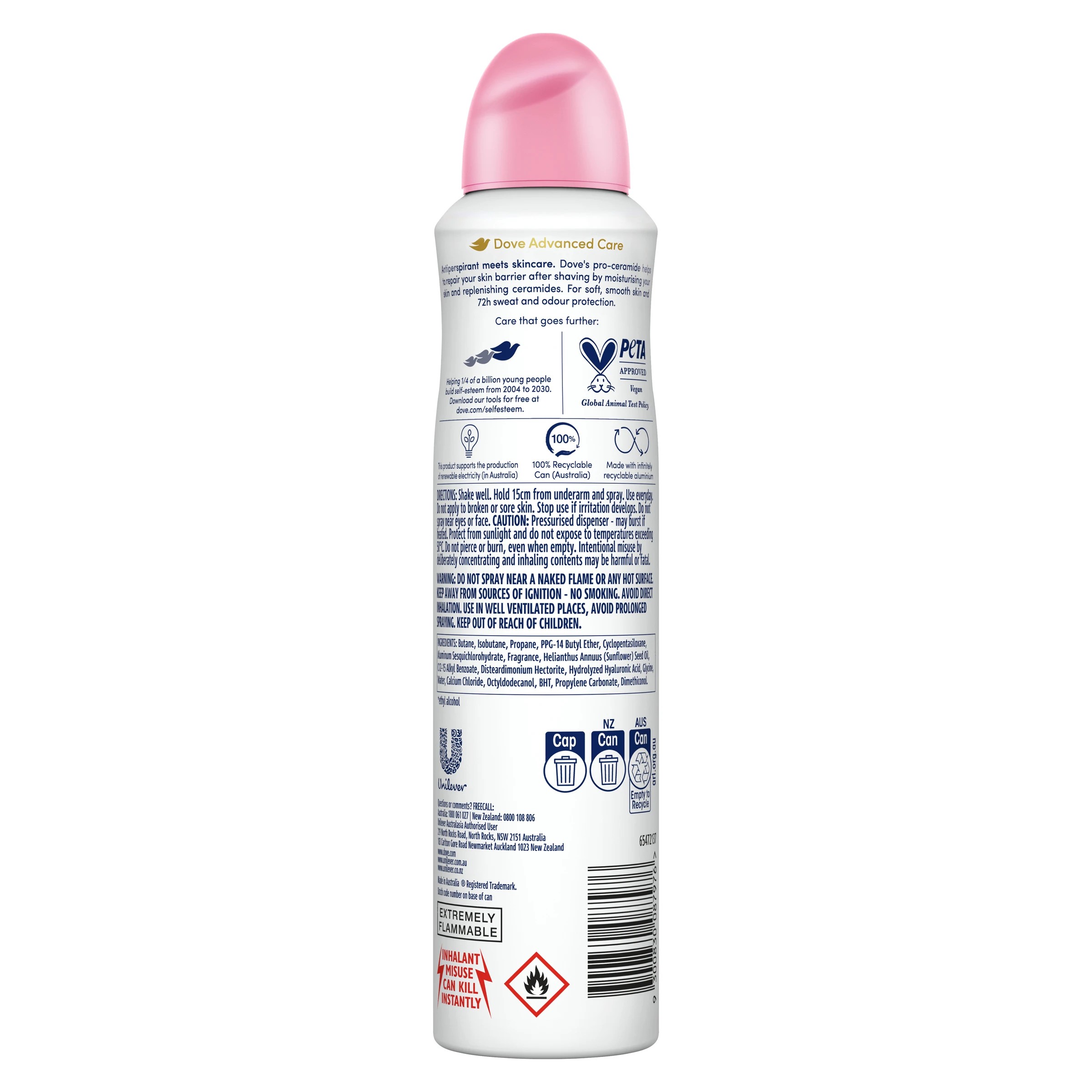 2 Dove Advanced Care Go Fresh Antiperspirant Deodorant 250ml - Pomegranate and Lemon Verbena Scent, 2 of 6