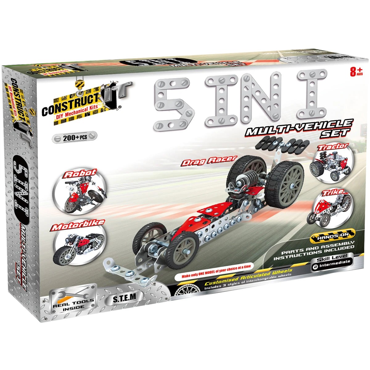 1 Constructit 5 In 1 Multi Vehicle Set, 1 of 8