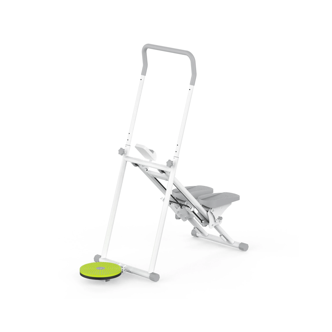 2 Advwin Adjustable Stair Stepper w/Twisting Waist Disc White, 2 of 7
