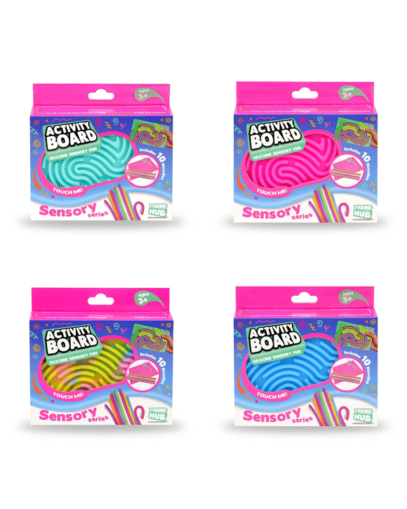 Trend Hub Sensory Series: Activity Board - Assorted