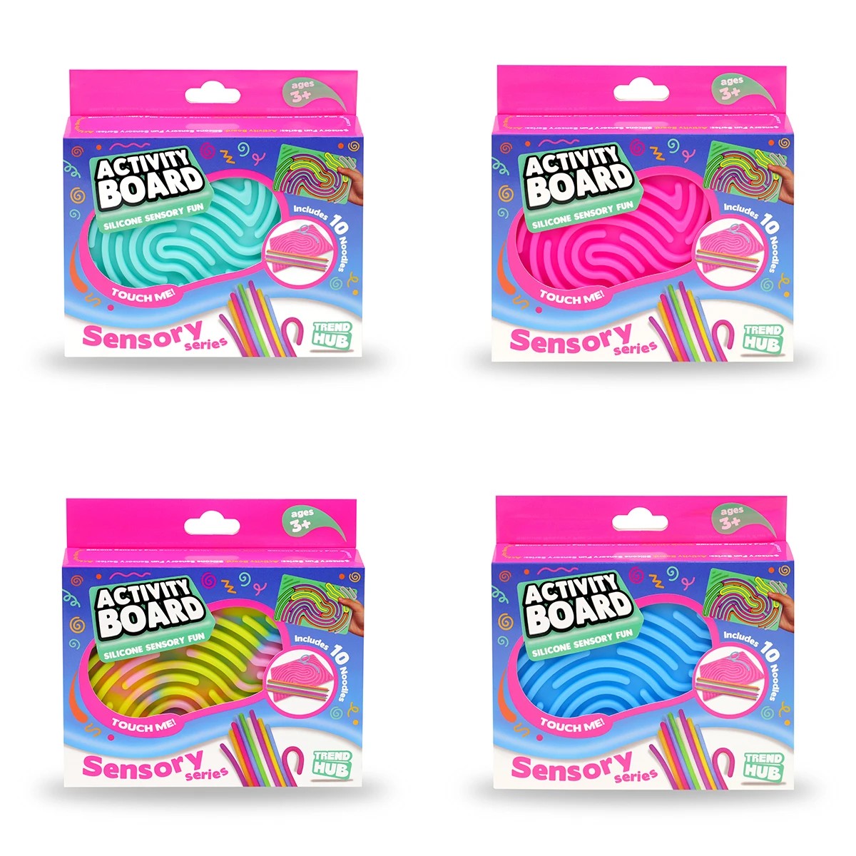 1 Trend Hub Sensory Series: Activity Board - Assorted, 1 of 2