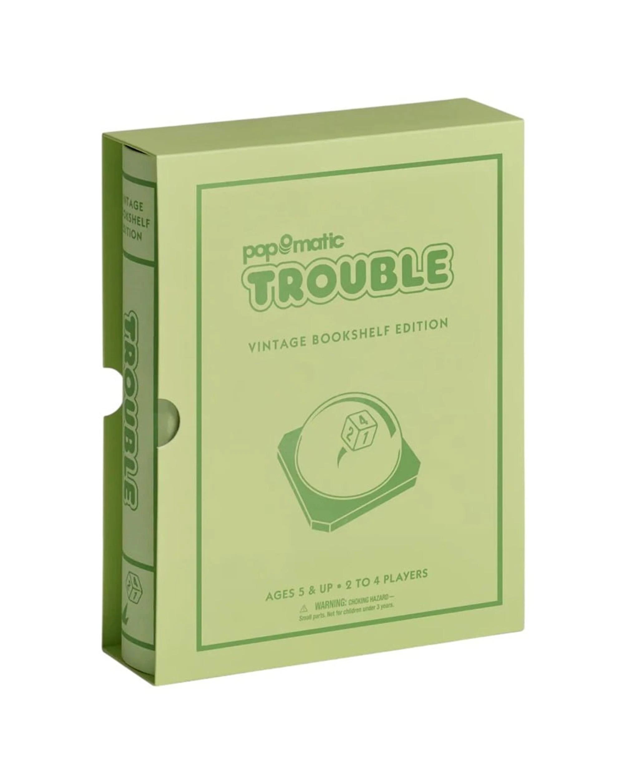 1 Trouble Vintage Bookshelf Edition Board Game, 1 of 6
