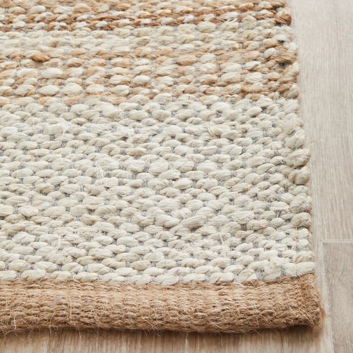 6 Common Ground Rugs Noosa 555 400x80cm Runner - Large Hand Braided Jute Rug - Natural, 6 of 8