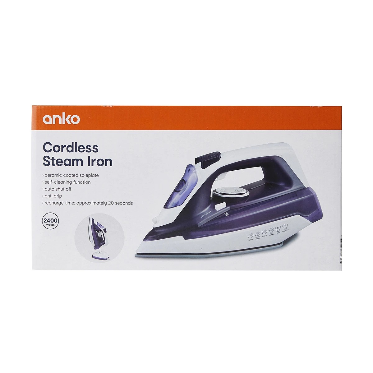 9 Cordless Steam Iron - Grey, 9 of 9