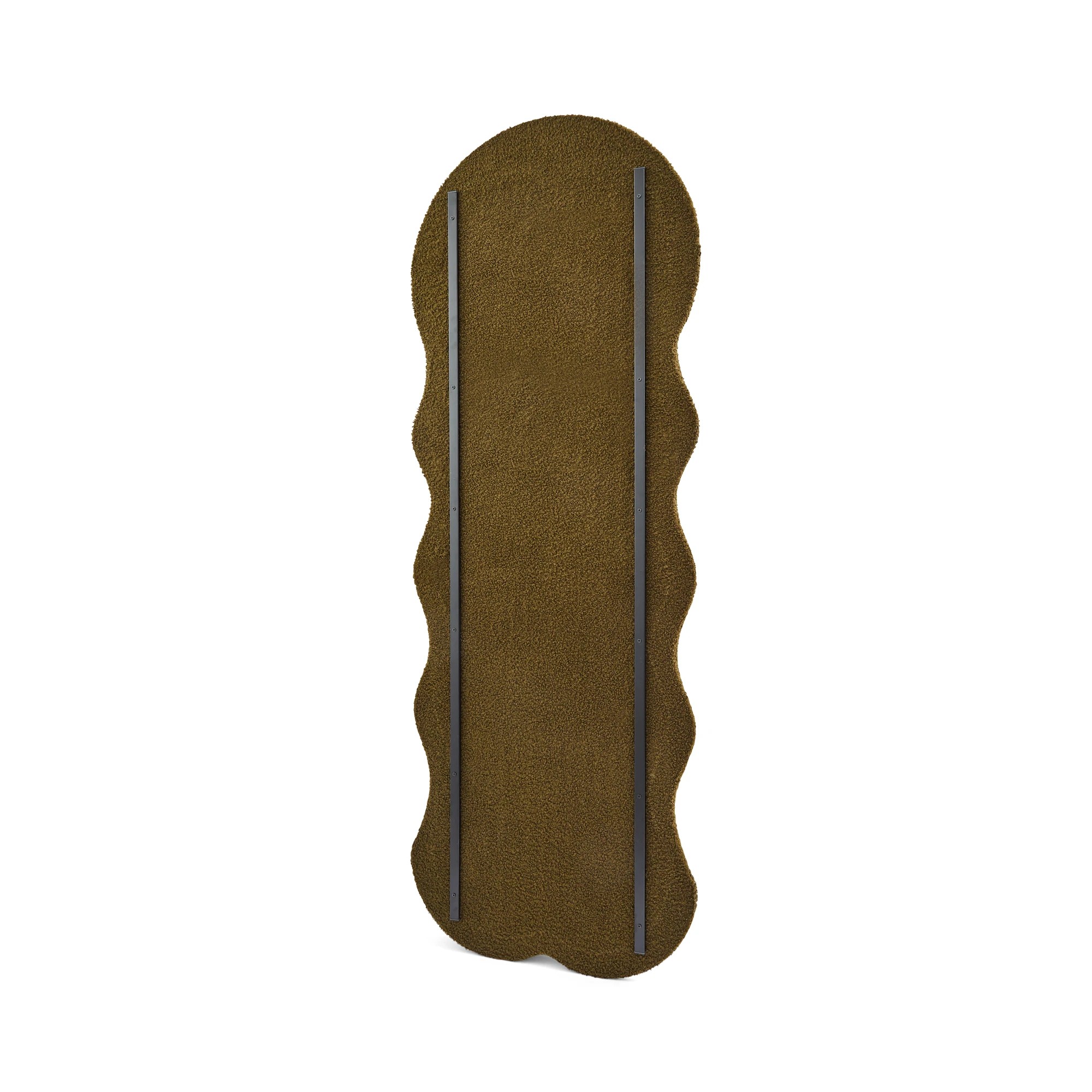 5 Wavy Boucle Floor Mirror, 5 of 6