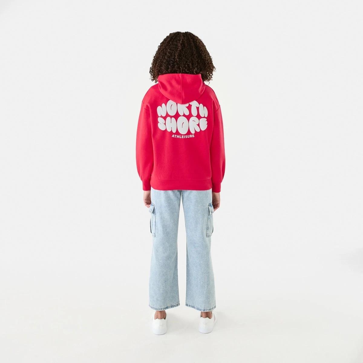 7 Oversized Hoodie Red Slogan, 7 of 9