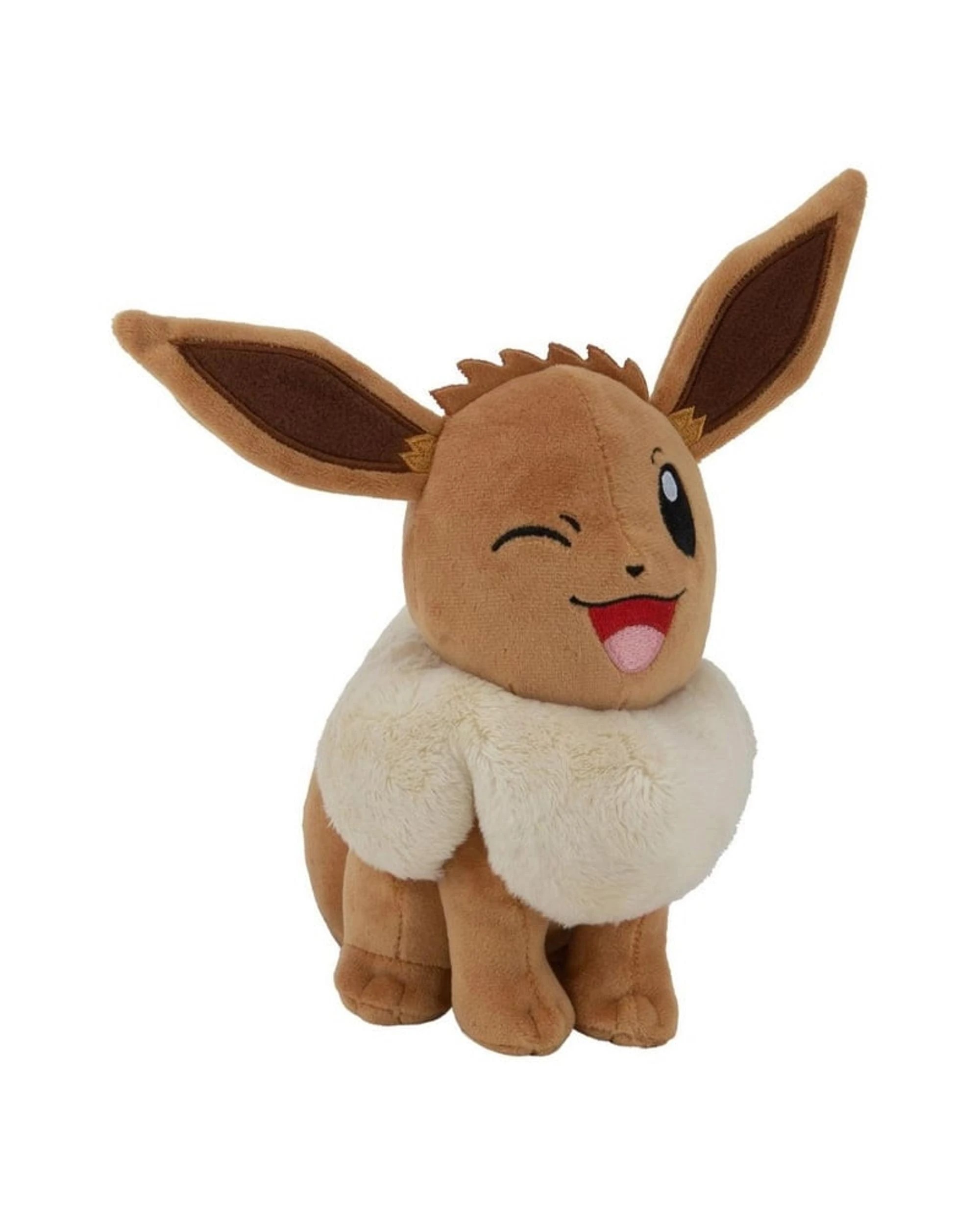 2 Pokemon 8 inch Eevee Winking Plush, 2 of 5