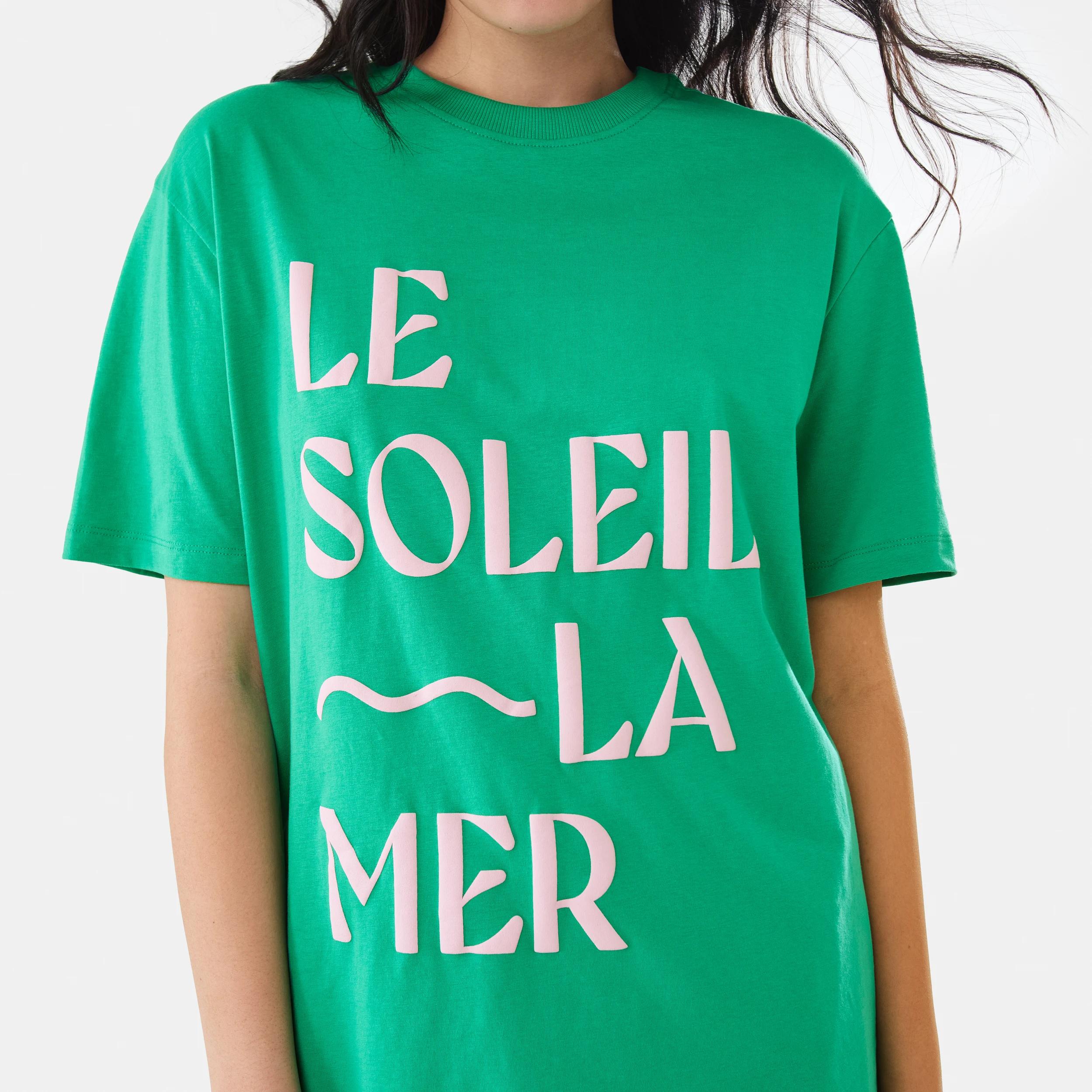 6 Short Sleeve Oversized Boyfriend T-shirt Le Soleil, 6 of 6