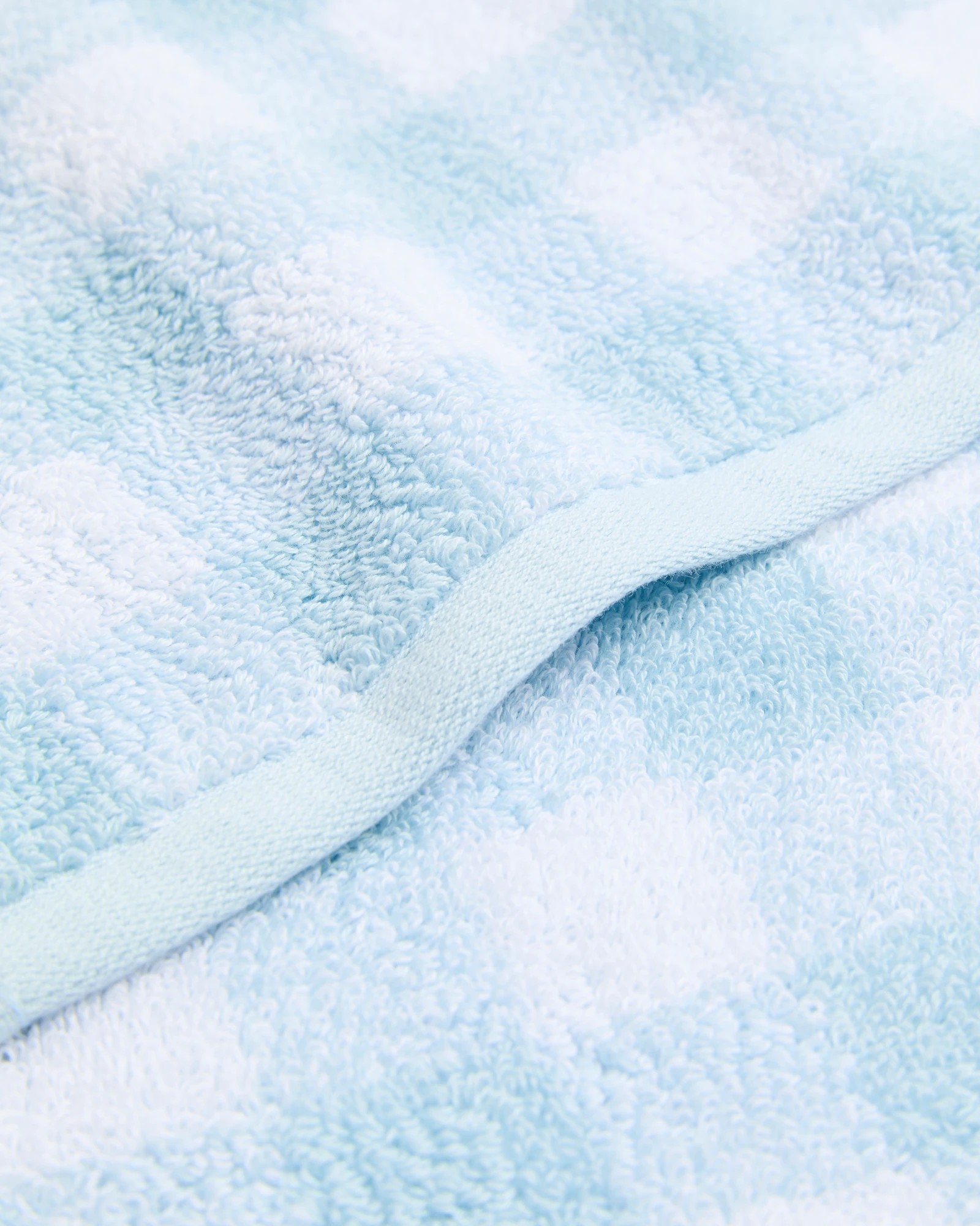 2 Target Georgie Aus Cotton Gingham Bath Towel - Blue, 2 of 3