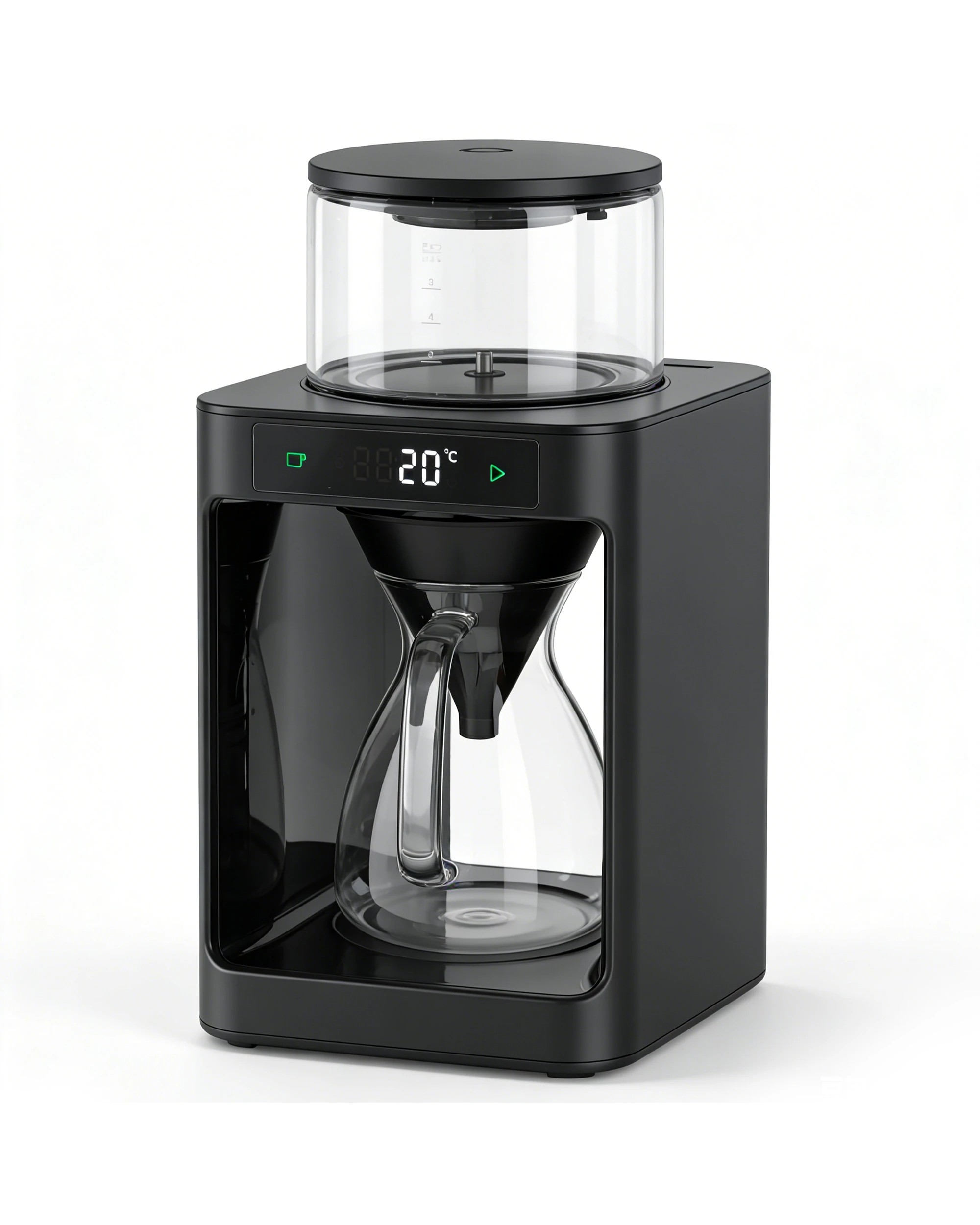 1 Advwin 8 Cup Drip Coffee Maker - Black, 1 of 7