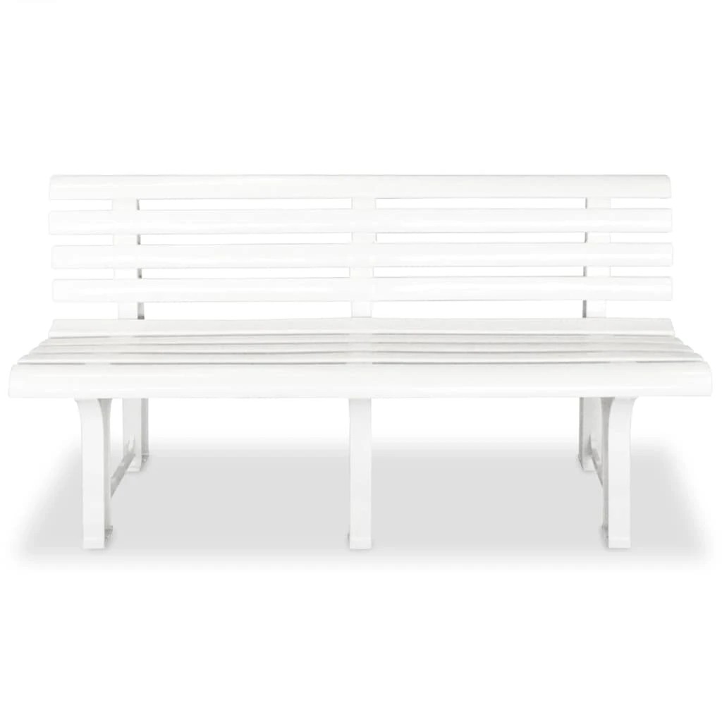 2 vidaXL Garden bench Durable - White, 2 of 6