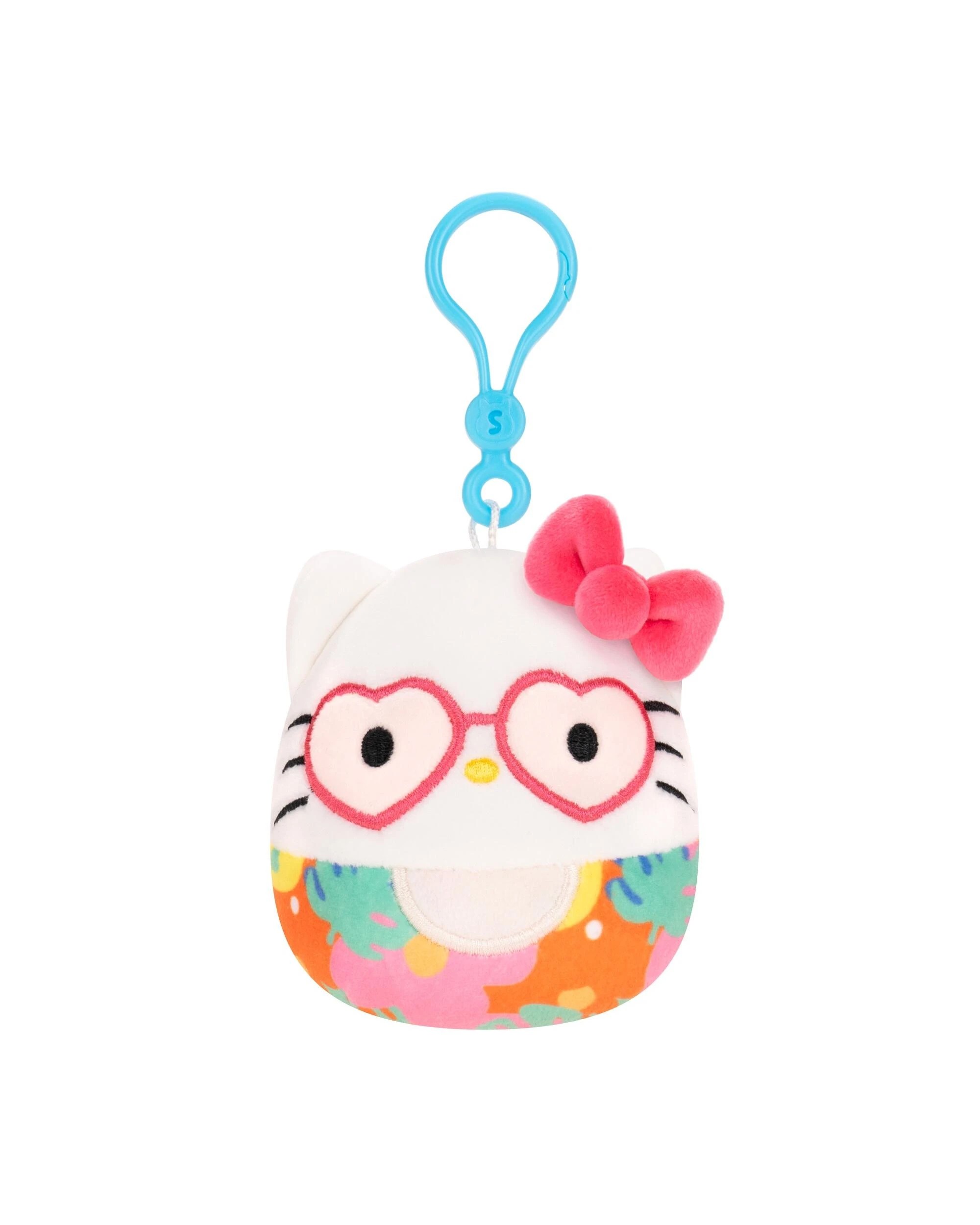 1 Squishmallows Sanrio Tropical Food Treats Hello Kitty 3.5 inch Clip-On Plush, 1 of 2