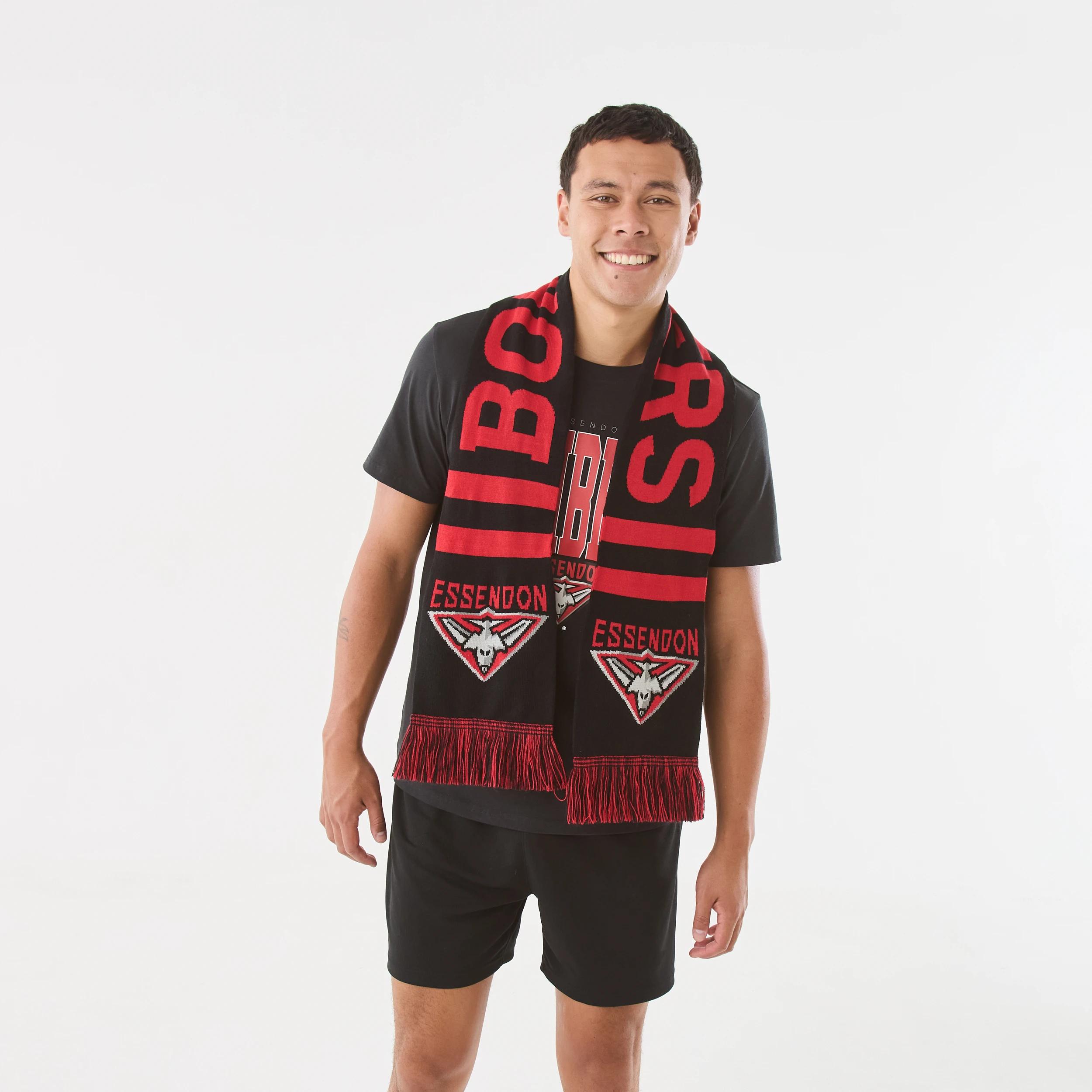 1 Official AFL Adult Scarf Essendon, 1 of 4