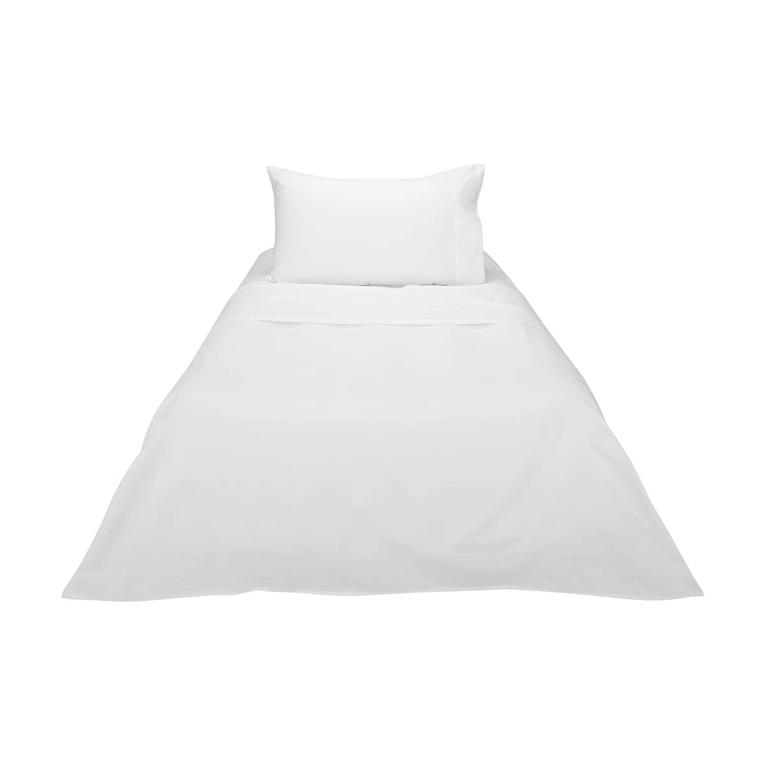 6 180 Thread Count Sheet Set - King Single Bed, White, 6 of 7