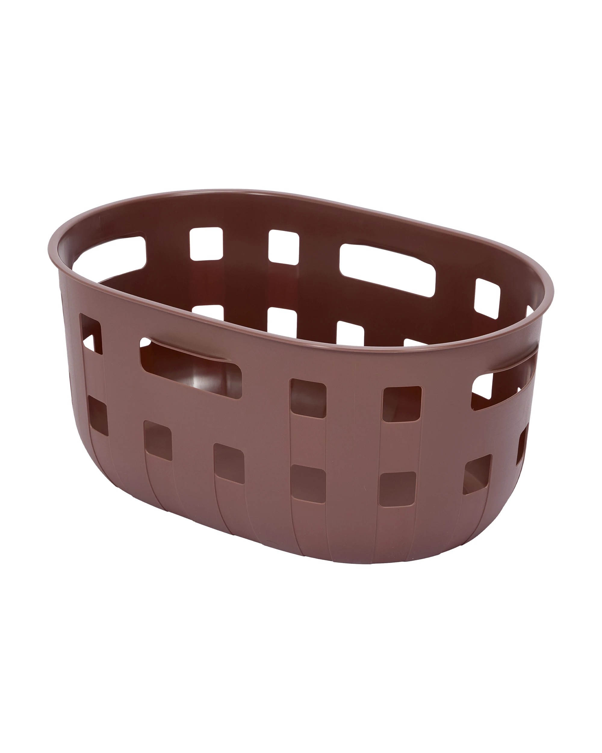 1 Anko 50L Trellis Laundry Basket - Brown, 1 of 7