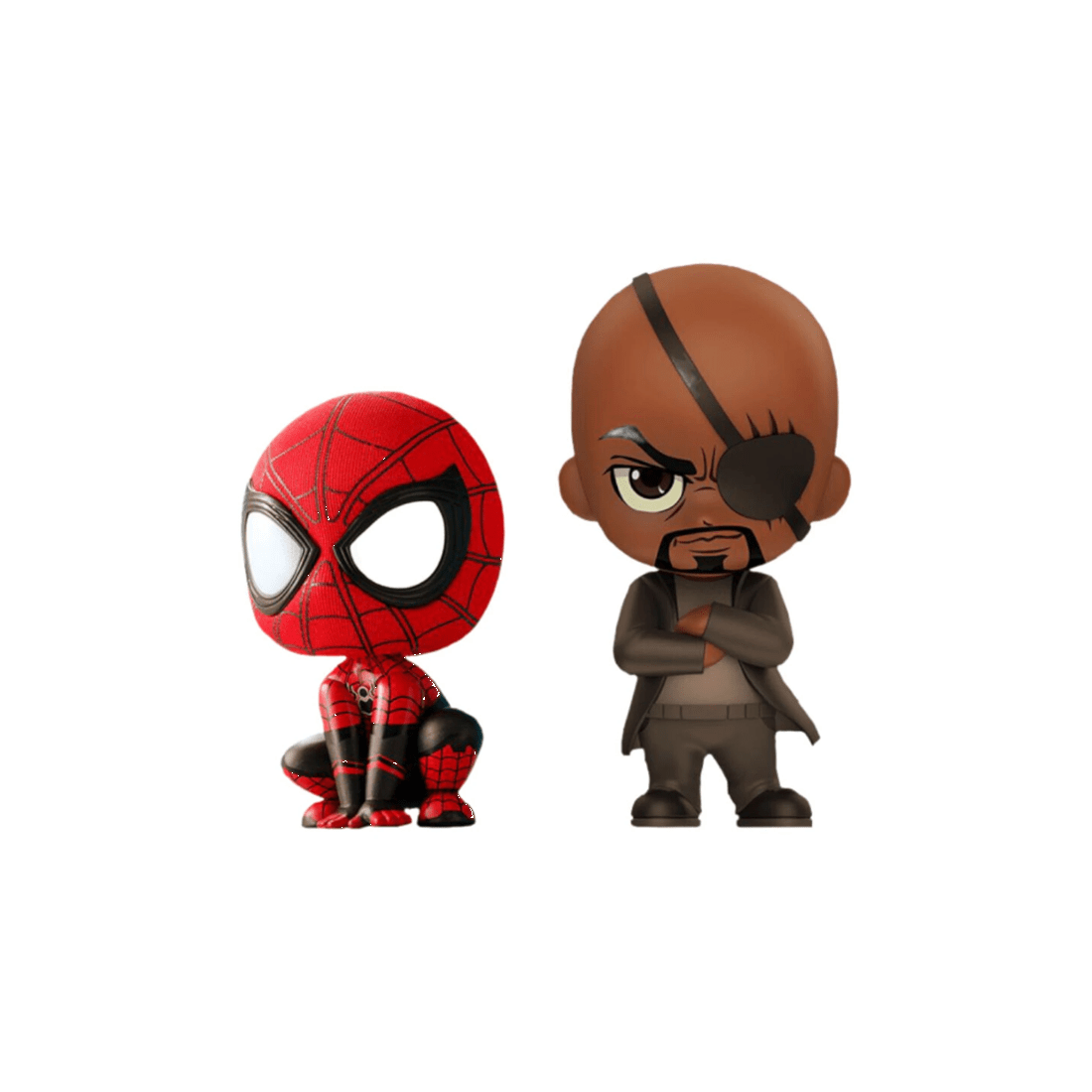 3 SPIDER-MAN IKON COLLECTABLES Spider-Man Action Figures Cosbaby 2Pc Nick Fury - Multi, 3 of 3