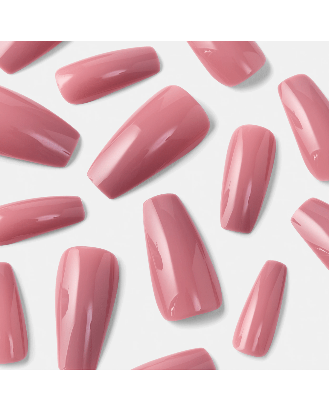 4 OXX Cosmetics 24 Pack Artificial Nails with Adhesive - Squareletto Shape, Nude, 4 of 5