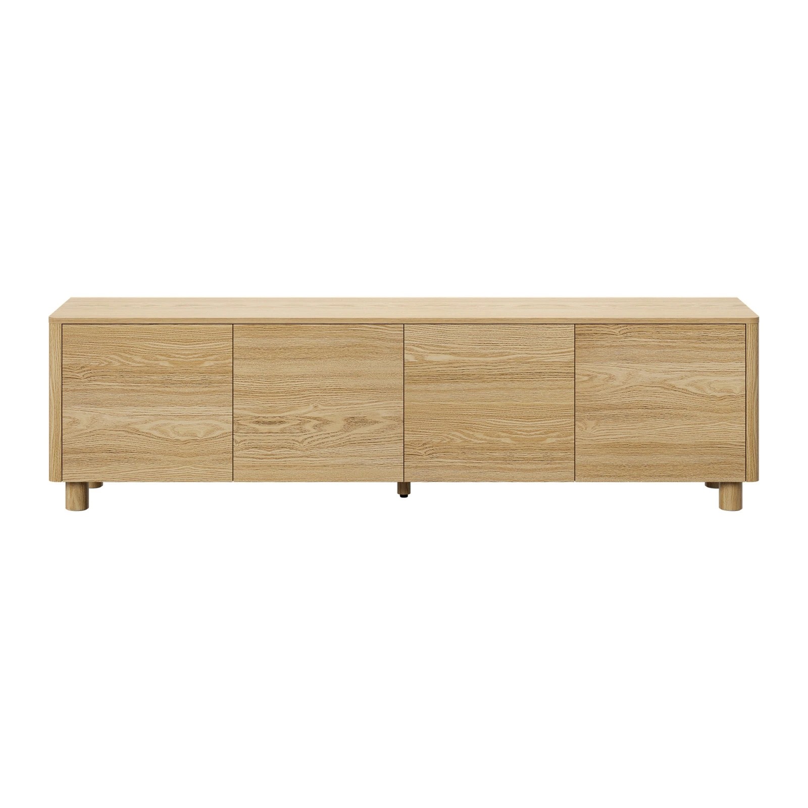 7 Oikiture TV Cabinet Entertainment Unit 180cm 4 Doors, 7 of 10