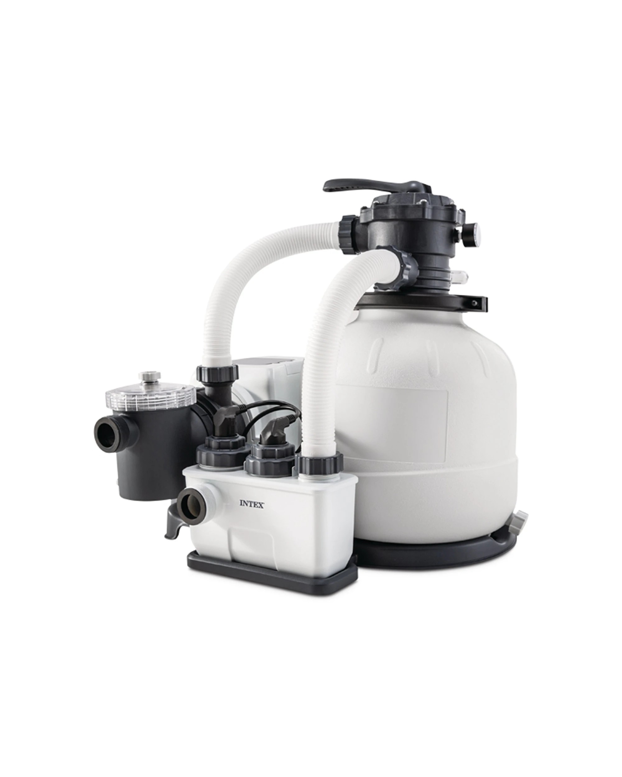 2 Intex QX2100 Sand Filter Pump Swimming Pool Saltwater Filtration System 220V - White, 2 of 3